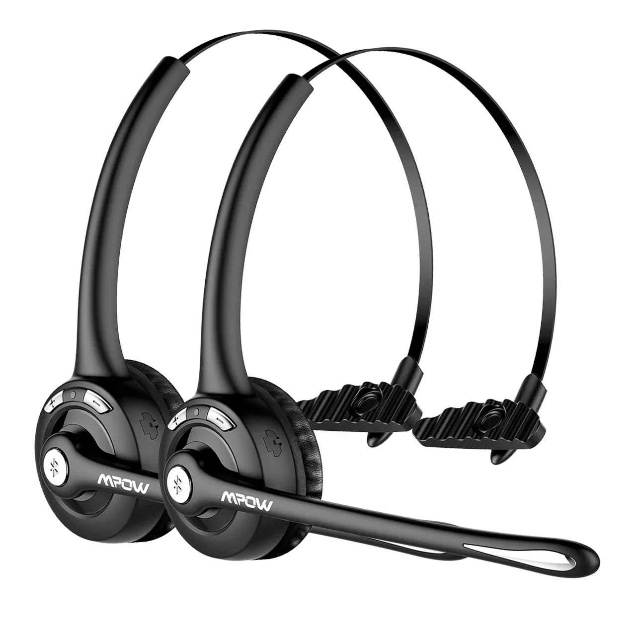1/2 pack Mpow Pro Office Wireless Bluetooth V5.0 headphone With Microphone 13H Talking Time For Driver Call Center Skype Office - Image 15