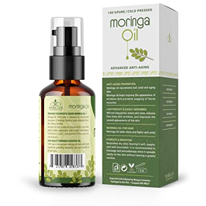 100% Pure Moringa Oil 2 oz by Morgan Cosmetics - Image 2