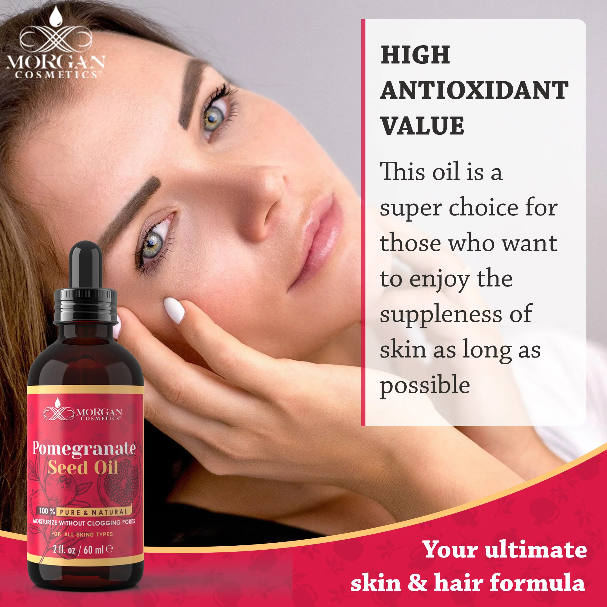 100% Pure Pomegranate Oil 2 oz by Morgan Cosmetics - Image 6
