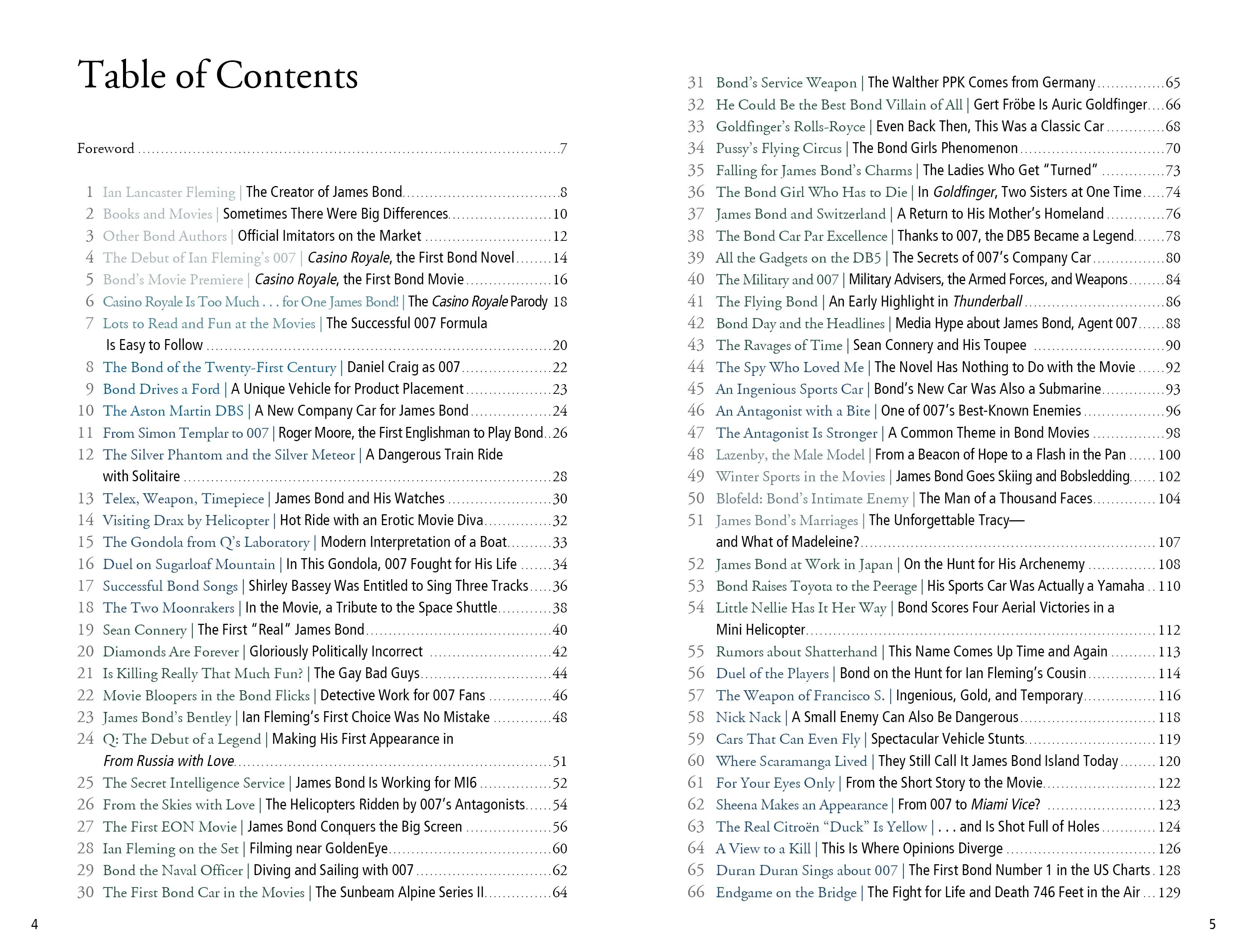 101 Things You Should Know about James Bond 007 by Schiffer Publishing - Image 2