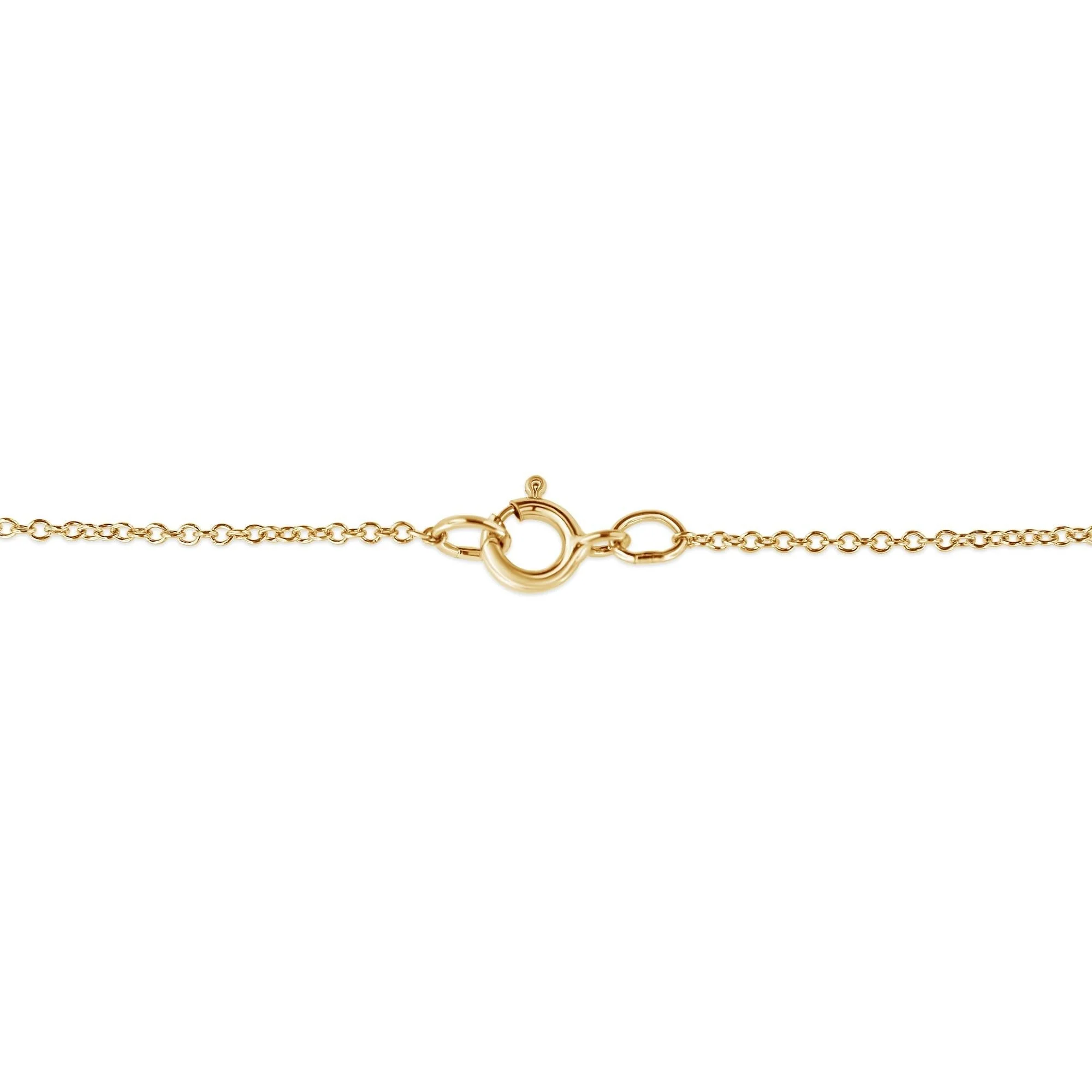 10K Yellow Flashed .925 Sterling Silver 1/4 Cttw Champagne Diamond Filigree Cross Pendant Necklace (K-L Color, I1-I2 Clarity) - 18" by Haus of Brilliance - Image 3