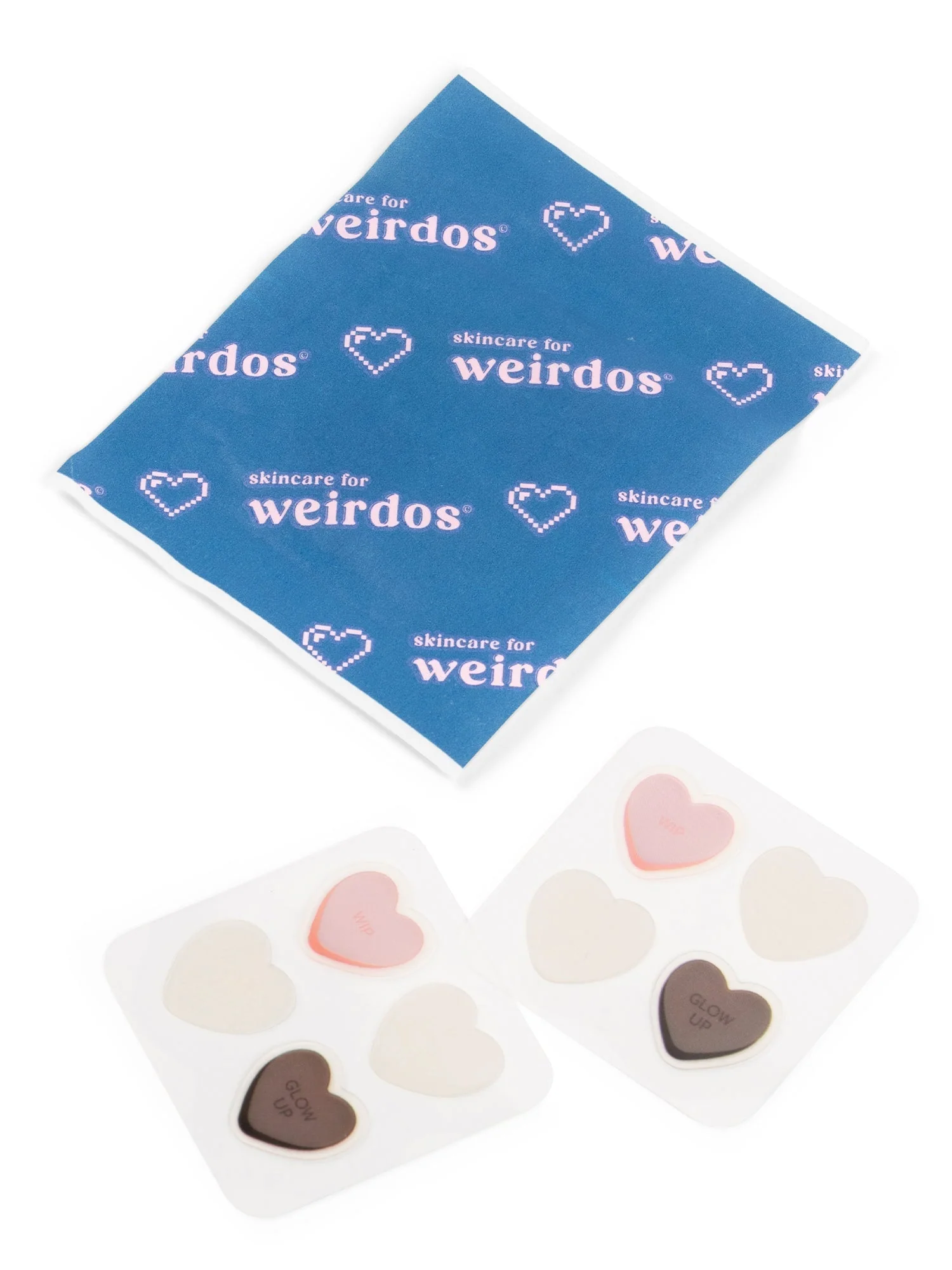 16x Healing Heart Pimple Patches by Skincare for Weirdos - Image 2