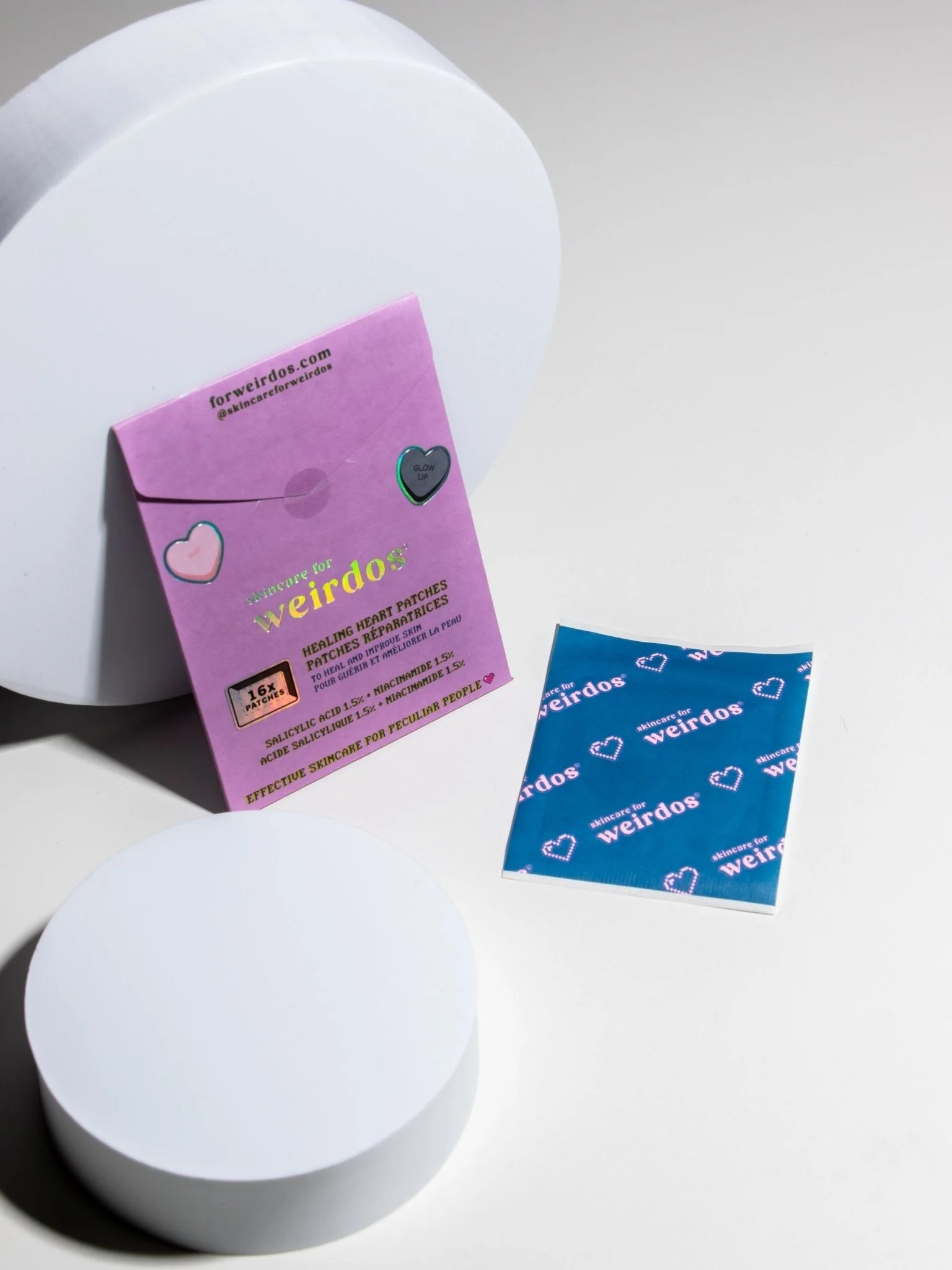 16x Healing Heart Pimple Patches by Skincare for Weirdos - Image 5
