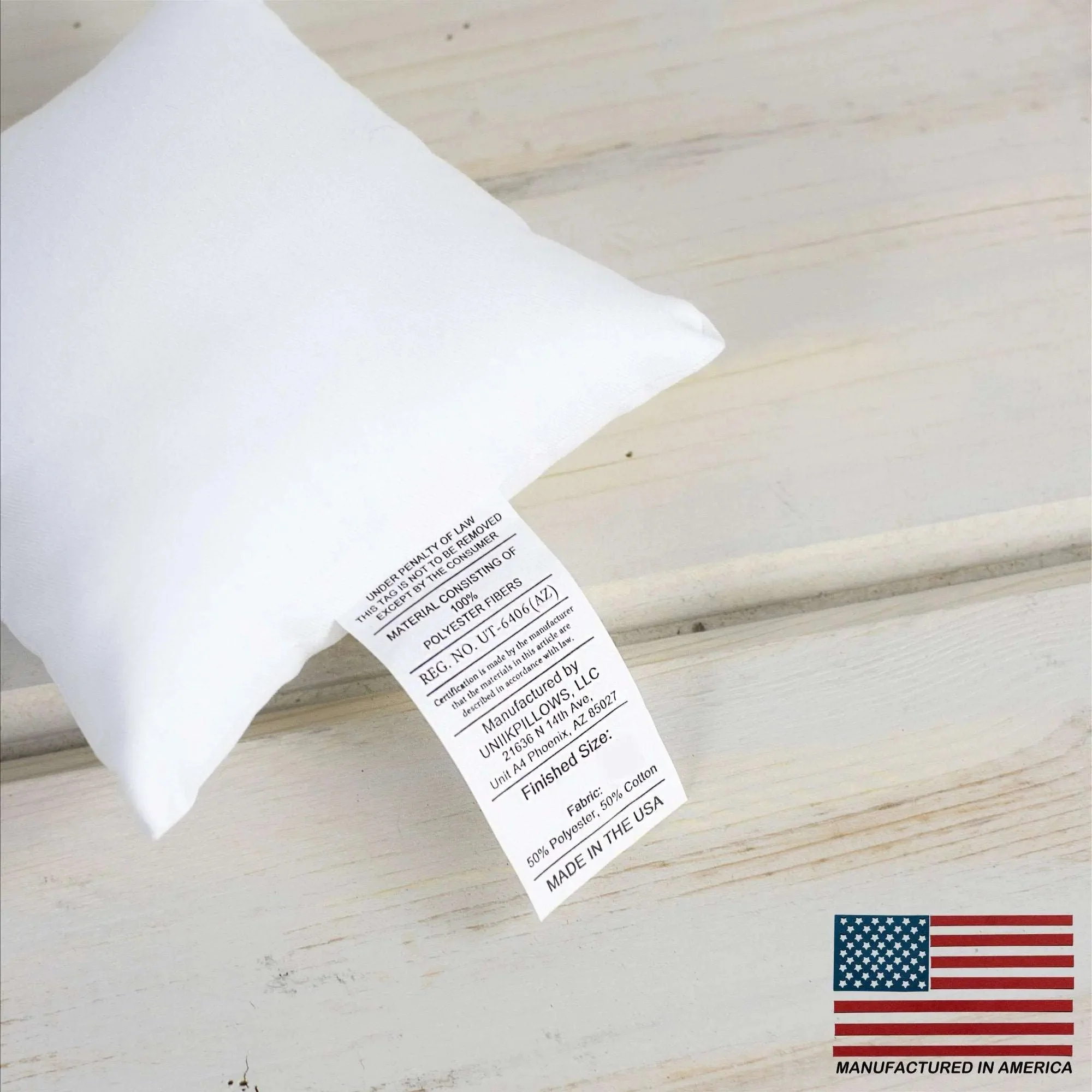 16x16 | Square Angel Hair Insert | Indoor Outdoor Down Alternative Hypoallergenic Pillow Insert | Quality Insert | Premium Insert by UniikPillows - Image 4