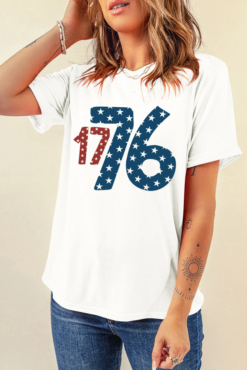 1776 Round Neck Short Sleeve T-Shirt - Image 2