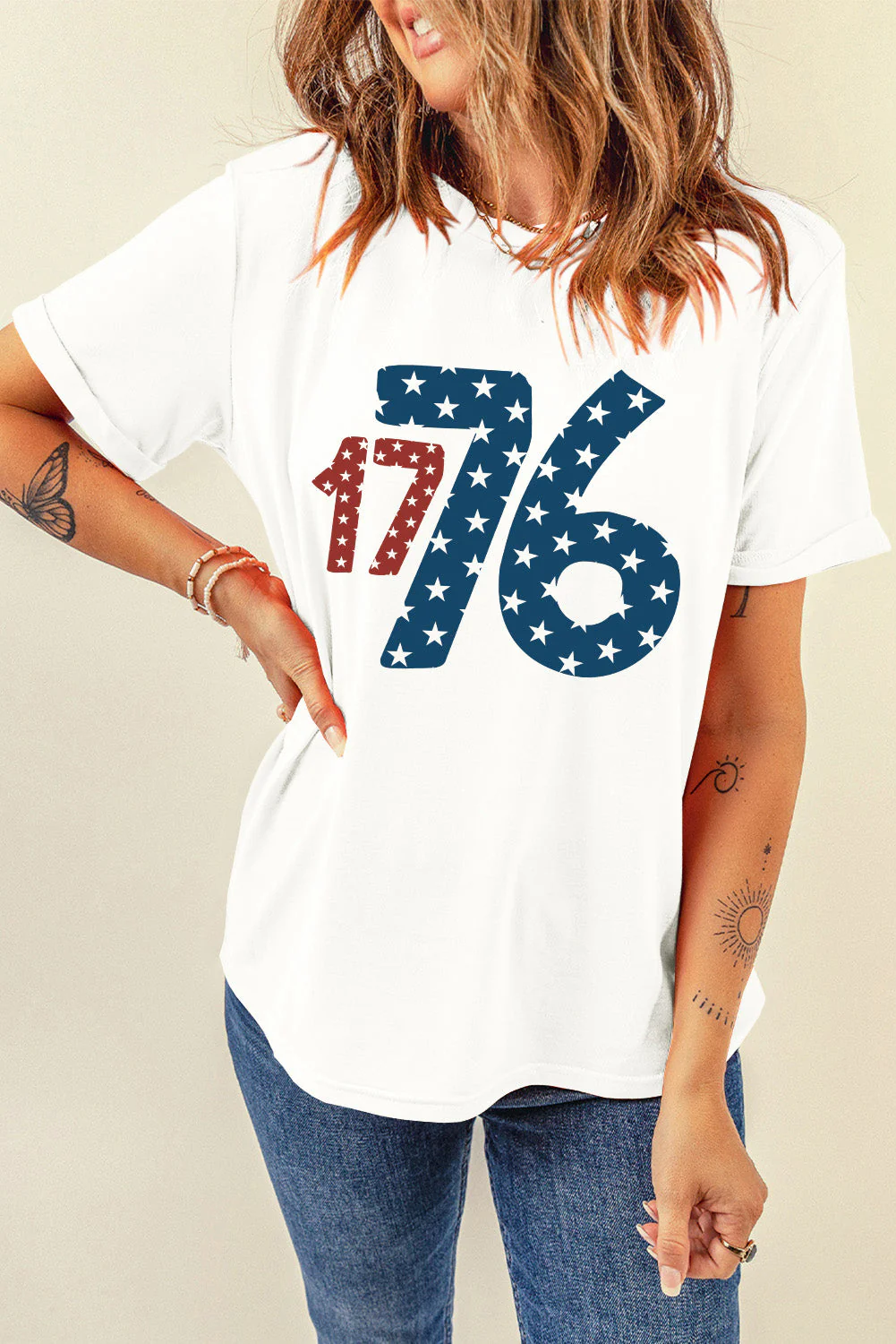 1776 Round Neck Short Sleeve T-Shirt - Image 3