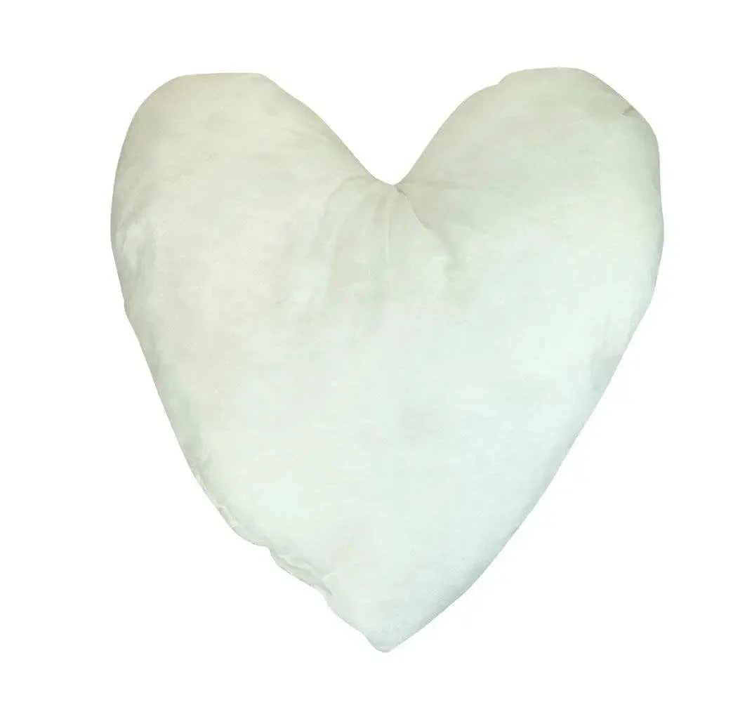 18"| 16" | 14" | 12"| 10" | 8 Heart Hypoallergenic Polyester Filled Pillow Insert by UniikPillows - Image 4