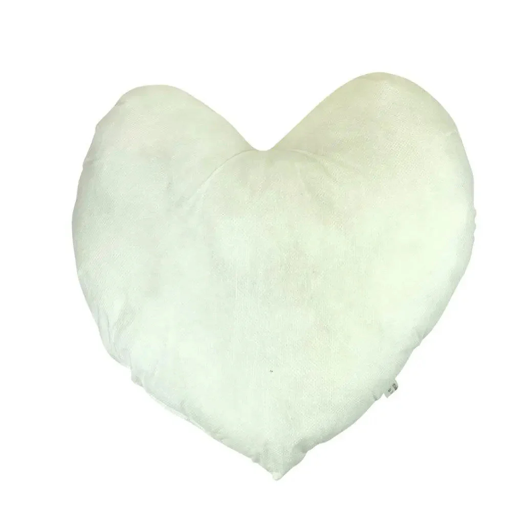 18"| 16" | 14" | 12"| 10" | 8 Heart Hypoallergenic Polyester Filled Pillow Insert by UniikPillows - Image 6