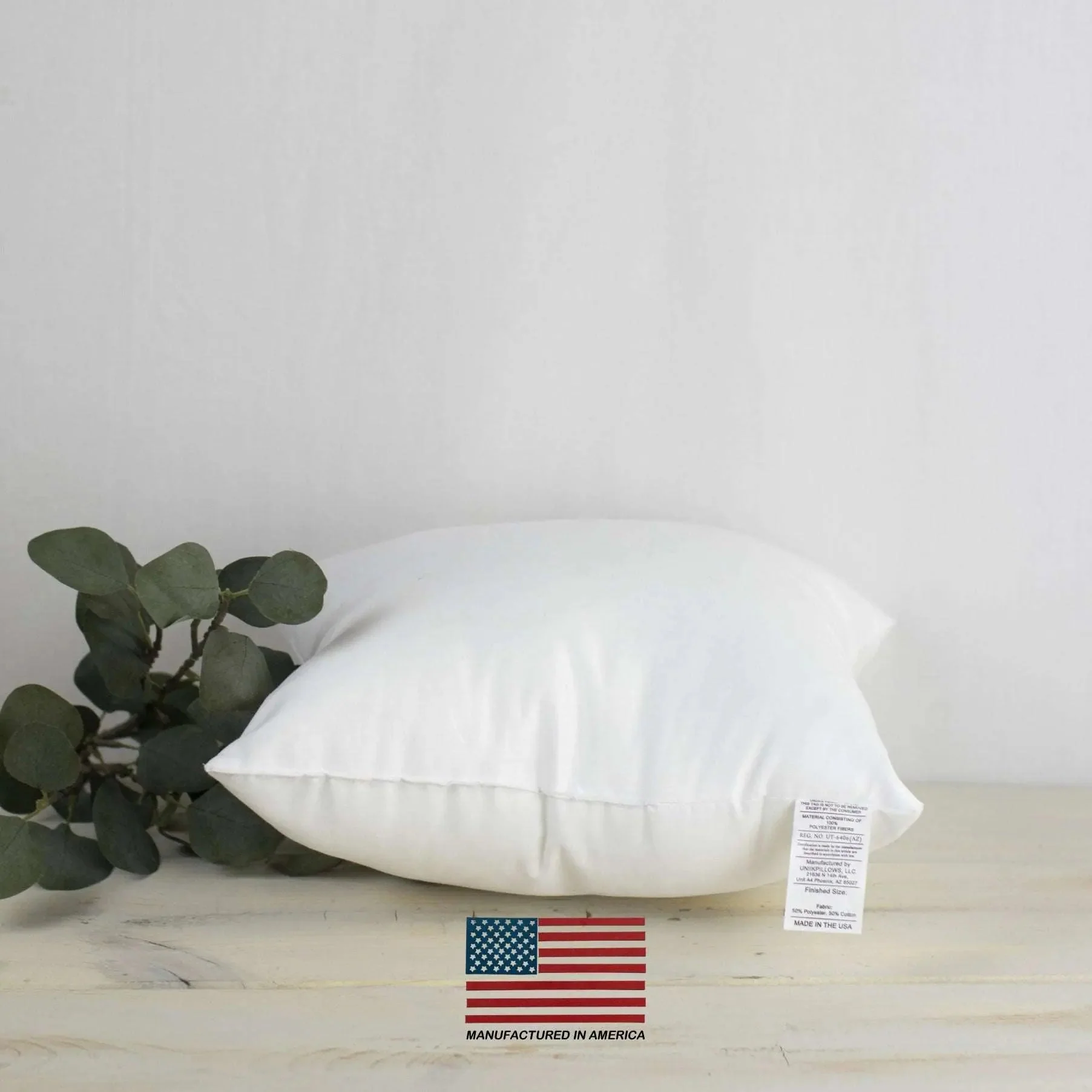 19x19 | Indoor Outdoor Hypoallergenic Polyester Pillow Insert | Quality Insert | Pillow Inners | Throw Pillow Insert | Square Pillow Inserts by UniikPillows - Image 7