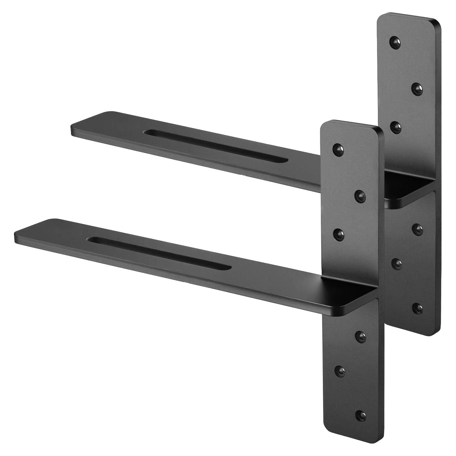2 Pcs Shelf Brackets 16 inch / 406.4 mm Heavy Duty Floating Shelf Brackets - Image 2