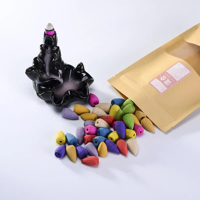 20pcs/Bag Incense Backflow Cones by incenseocean - Image 2