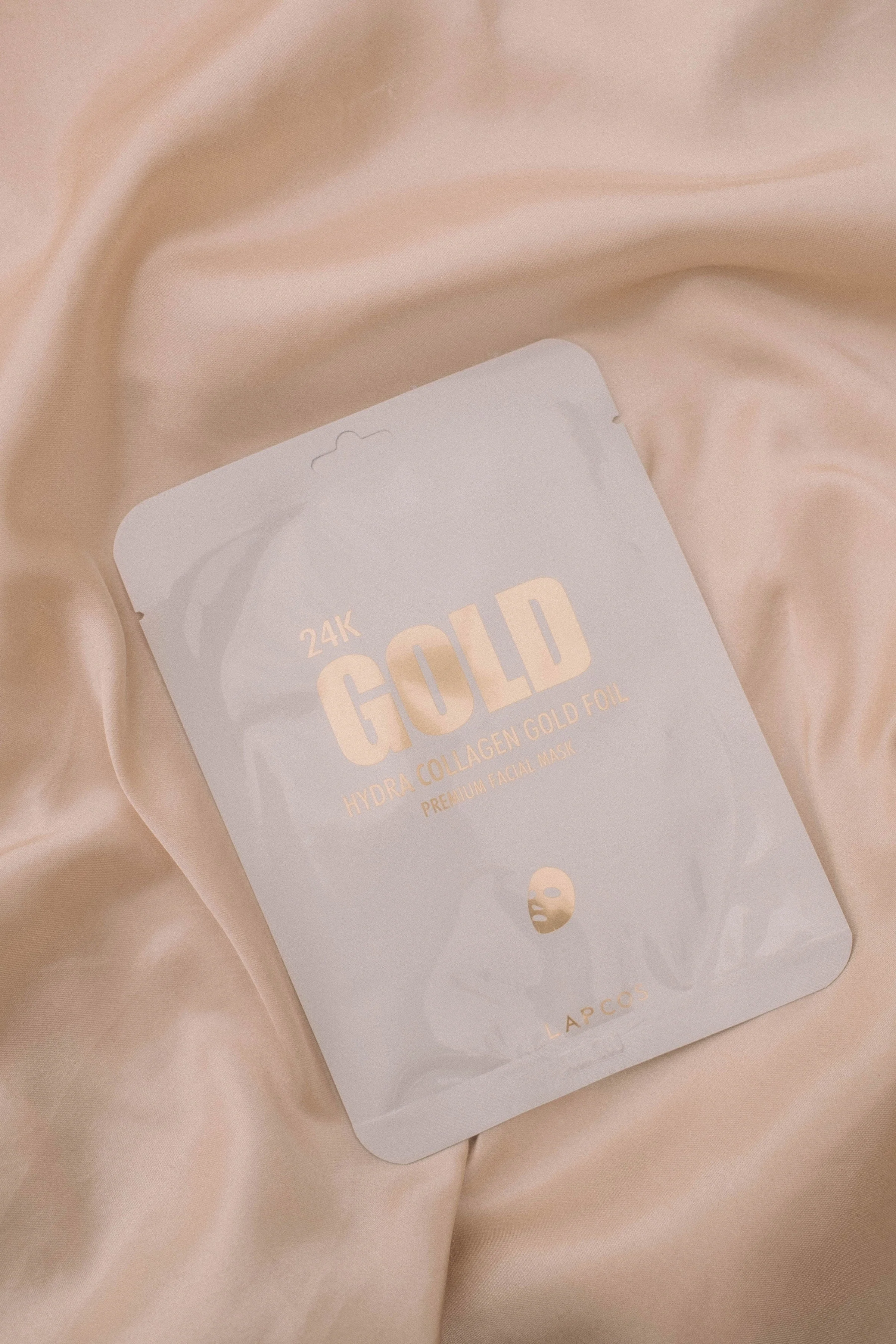24K Gold Foil Premium Face Mask by LAPCOS - Image 5
