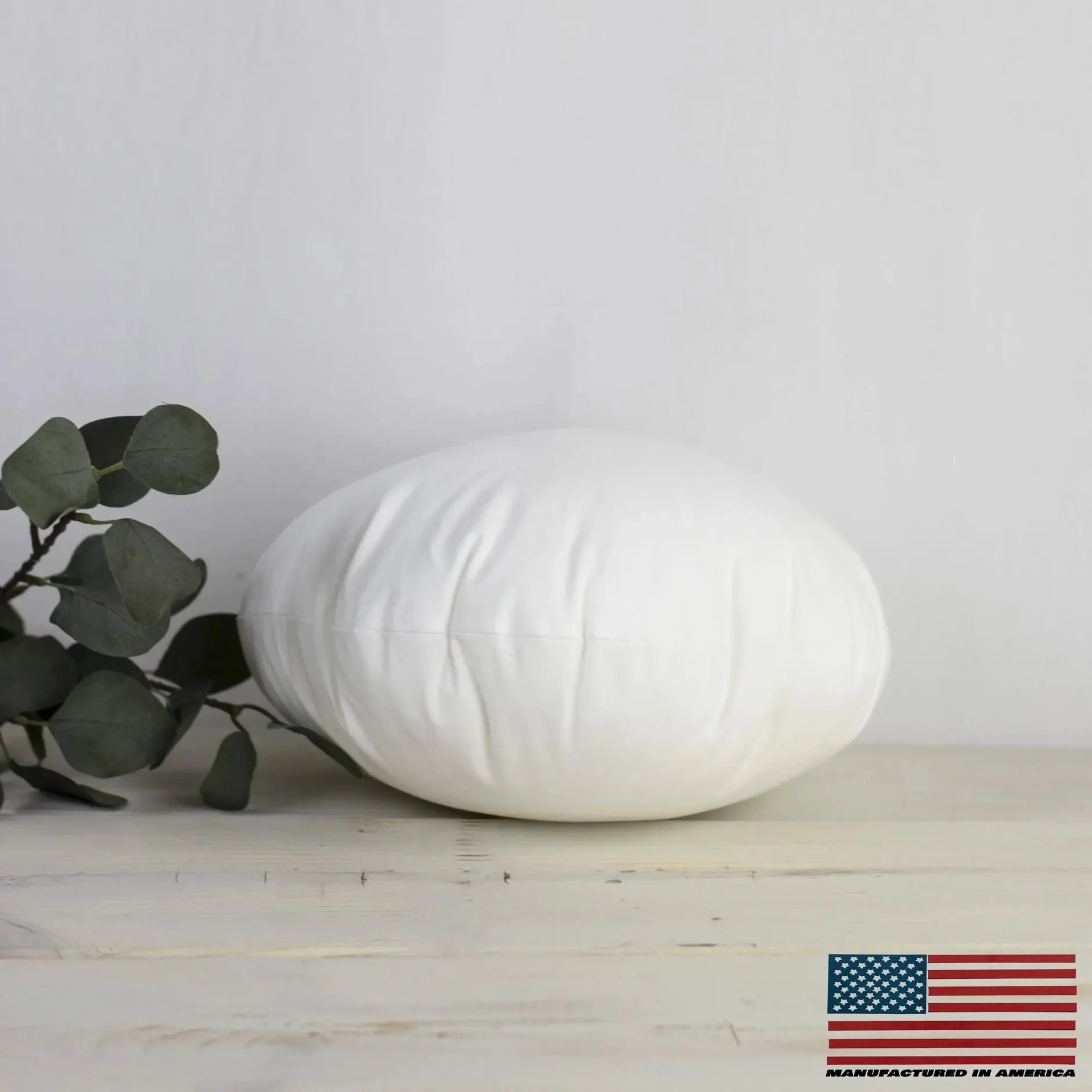 25" | Round Angel Hair Insert | Indoor Outdoor Down Alternative Hypoallergenic Pillow Insert | Quality Insert | Premium Insert by UniikPillows - Image 2