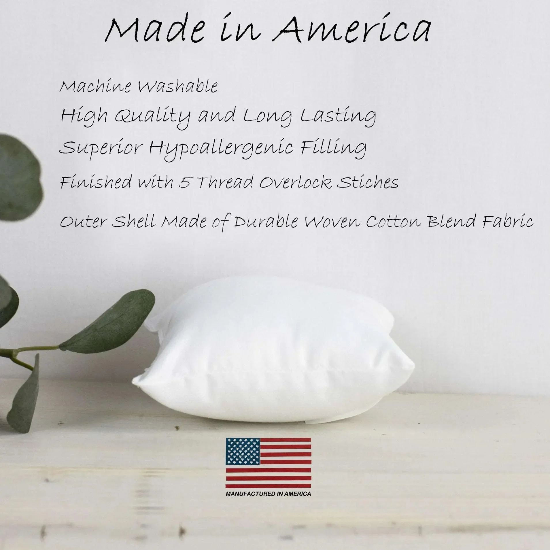 28x28 | Indoor Outdoor Hypoallergenic Polyester Pillow Insert | Quality Insert | Pillow Inners | Throw Pillow Insert | Square Pillow Inserts by UniikPillows - Image 2