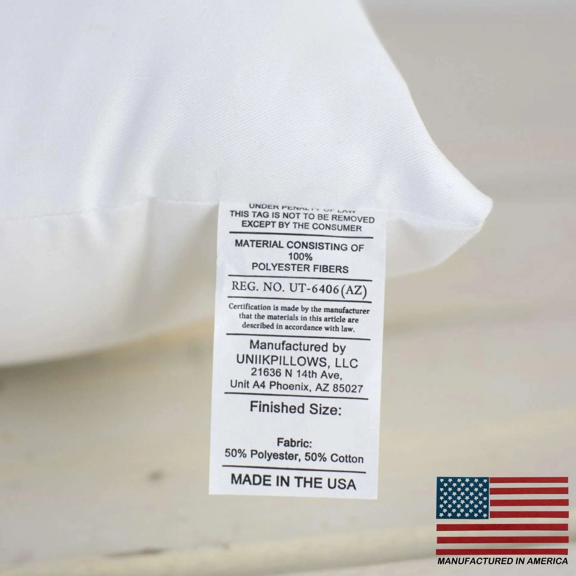 31x31 | Square Angel Hair Insert | Indoor Outdoor Down Alternative Hypoallergenic Pillow Insert | Quality Insert | Premium Insert by UniikPillows - Image 8
