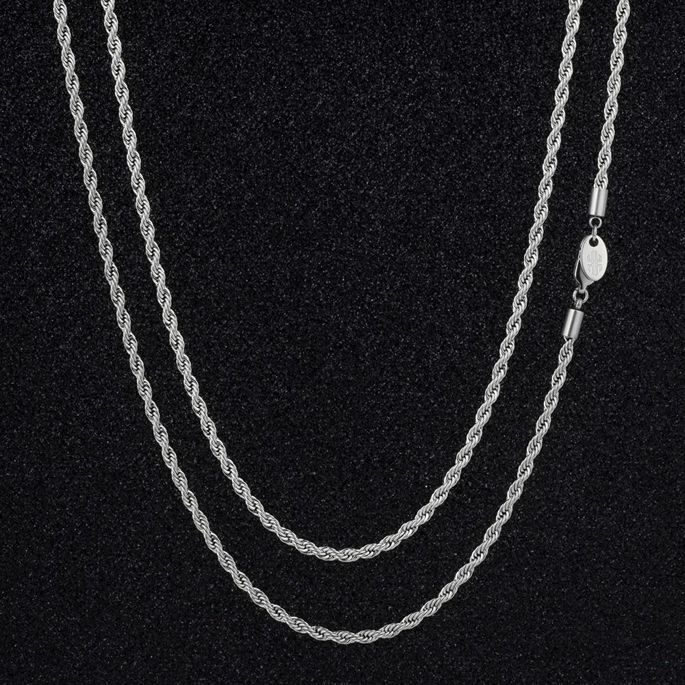 3mm Rope Chain by Bling Proud | Urban Jewelry Online Store - Image 3
