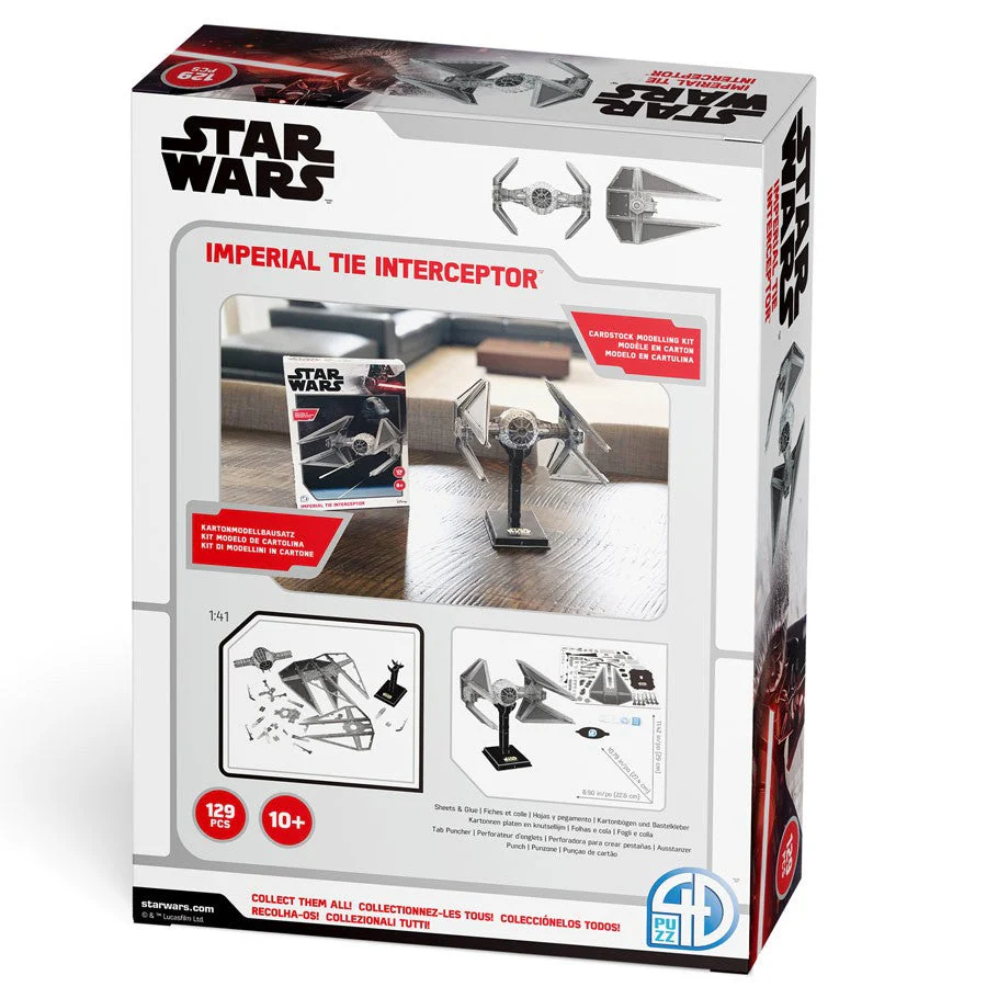 4D Model Kit: Star Wars - Imperial TIE Interceptor - Image 2