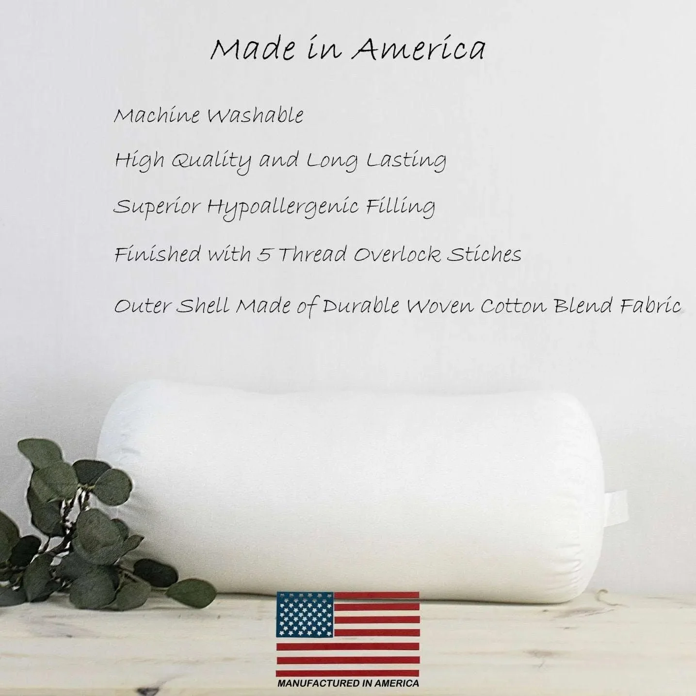 5x10 | Bolster Insert | Indoor Outdoor Hypoallergenic Polyester Fill | Quality Insert | Premium Insert by UniikPillows - Image 2