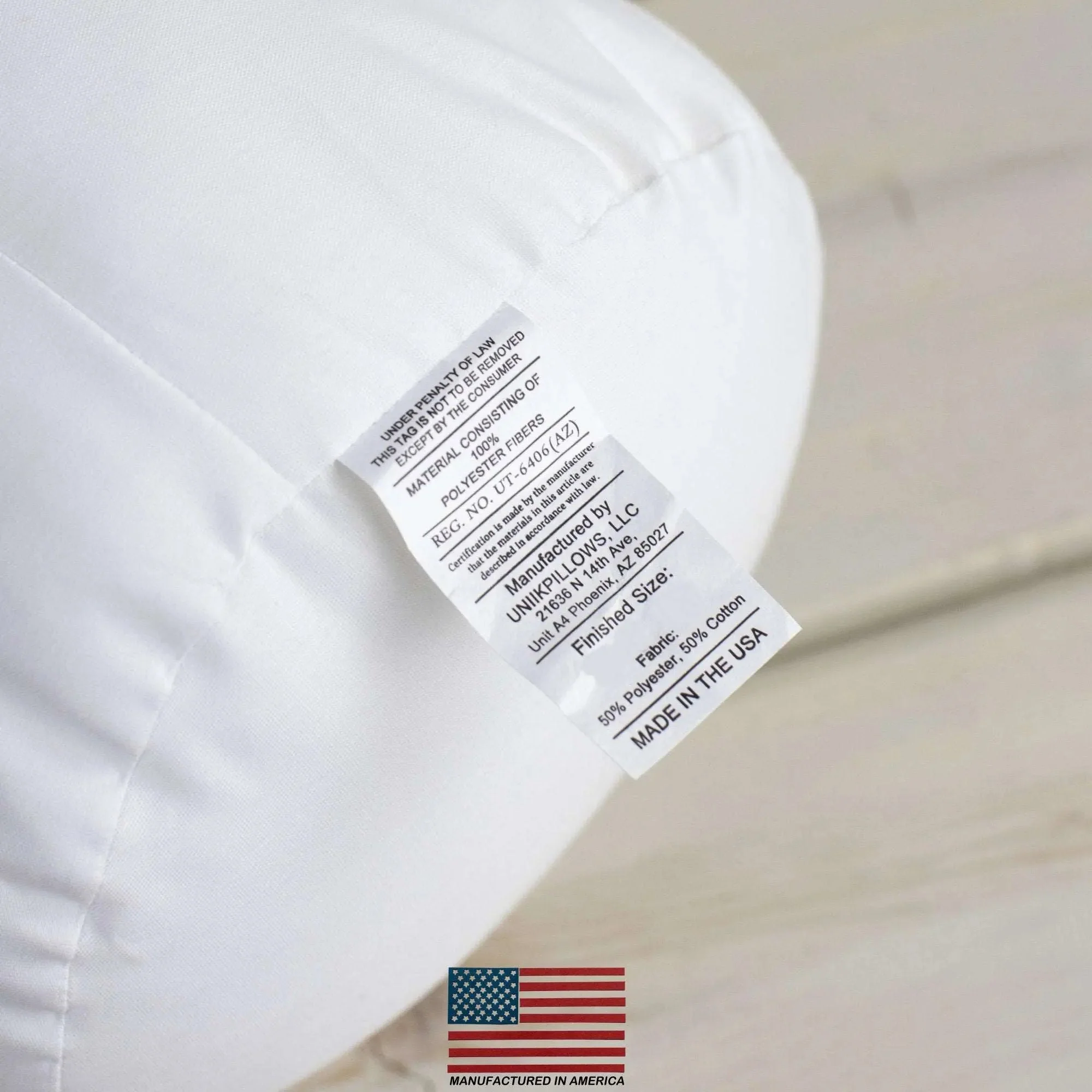 5x10 | Bolster Insert | Indoor Outdoor Hypoallergenic Polyester Fill | Quality Insert | Premium Insert by UniikPillows - Image 4