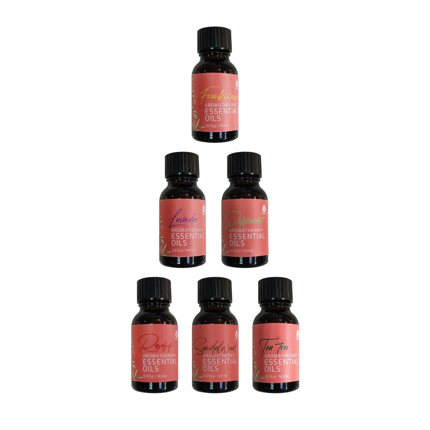 6 Pack of Aromatherapy Essential Oils by Pursonic - Image 2