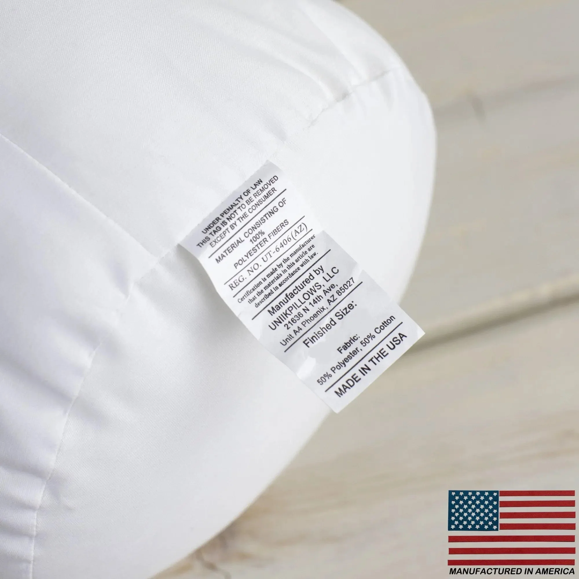 6x30 | Bolster Angel Hair Insert | Indoor Outdoor Down Alternative Hypoallergenic Pillow Insert | Quality Insert | Premium Insert by UniikPillows - Image 4