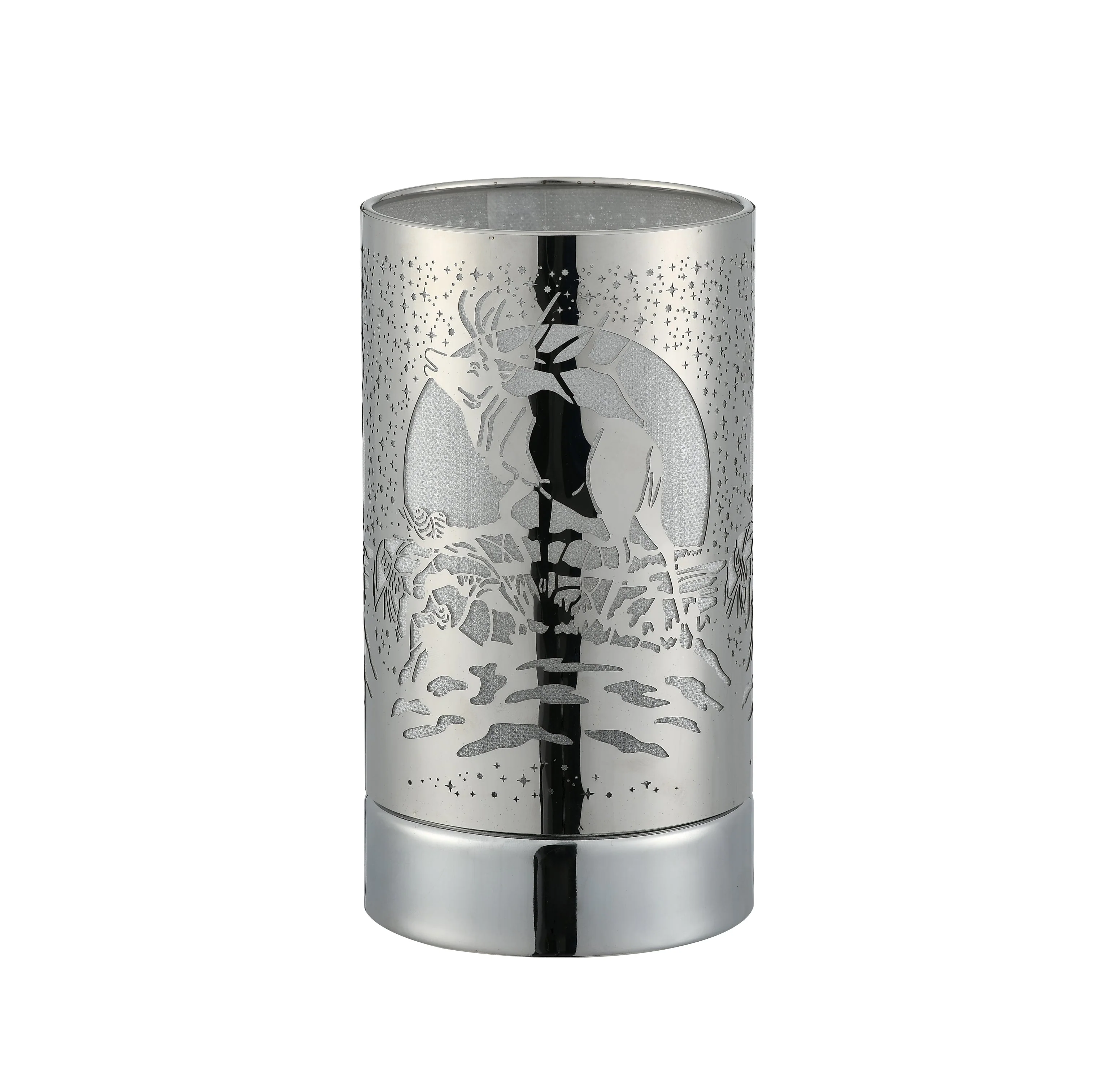 7" Touch lamp/Oil burner/Wax warmer- Silver Elk by Peterson Housewares & Artwares - Image 5