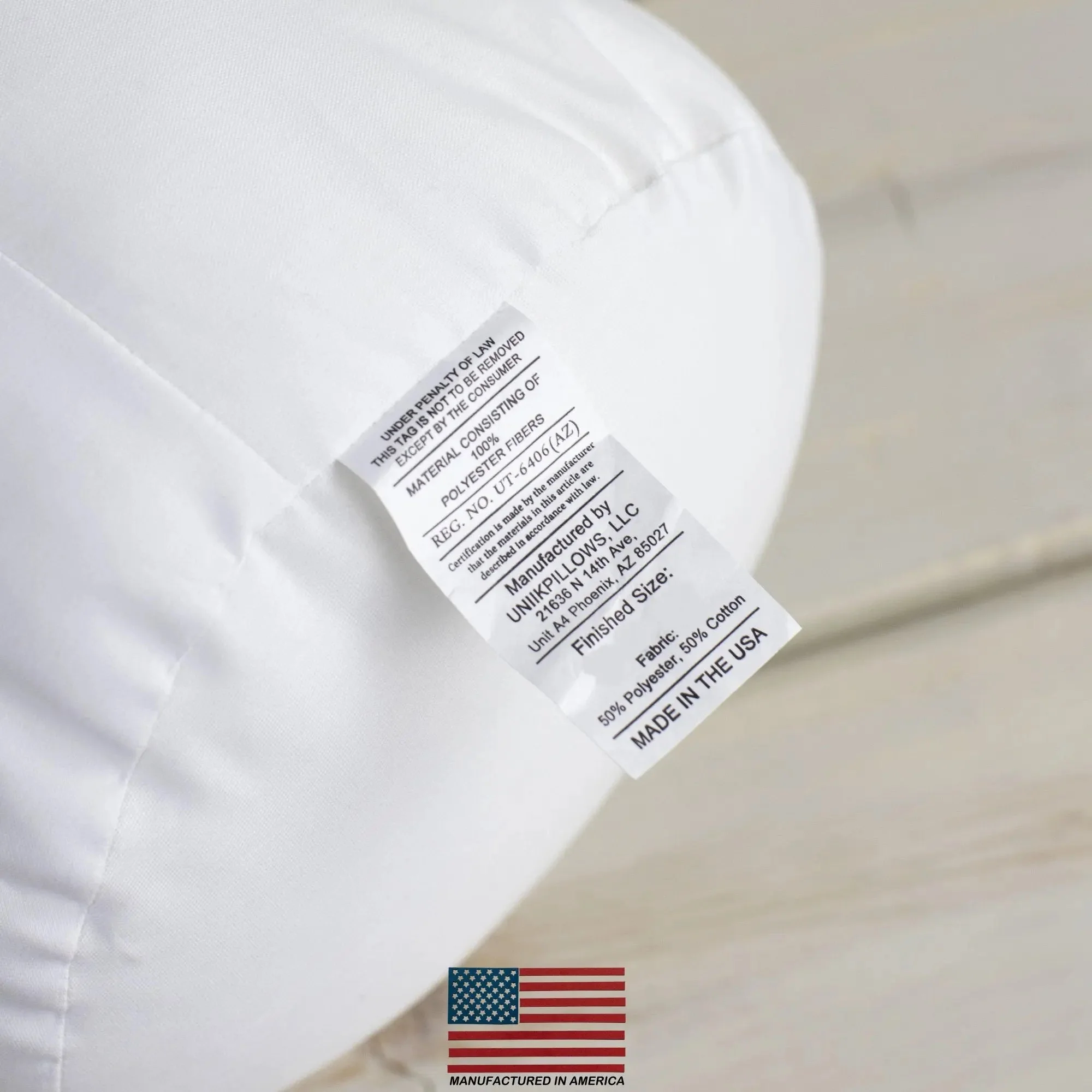 8x34 | Bolster Insert | Indoor Outdoor Hypoallergenic Polyester Fill | Quality Insert | Premium Insert by UniikPillows - Image 4