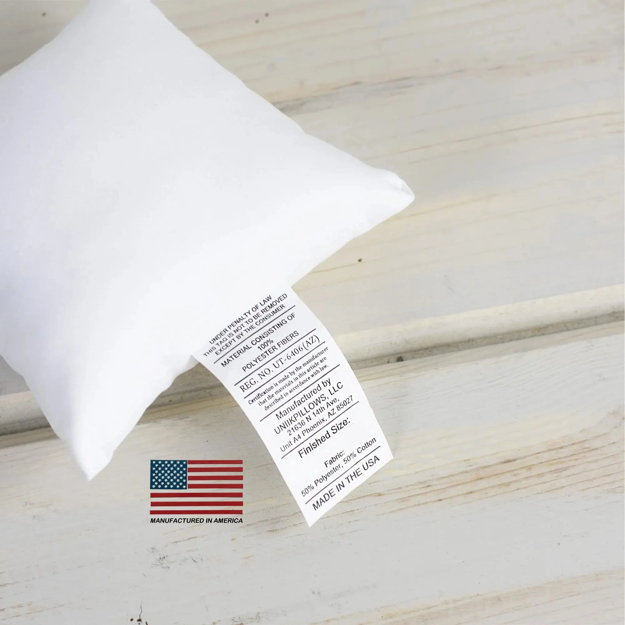 8x8 | Indoor Outdoor Hypoallergenic Polyester Pillow Insert | Quality Insert | Pillow Inners | Throw Pillow Insert | Square Pillow Inserts by UniikPillows - Image 4