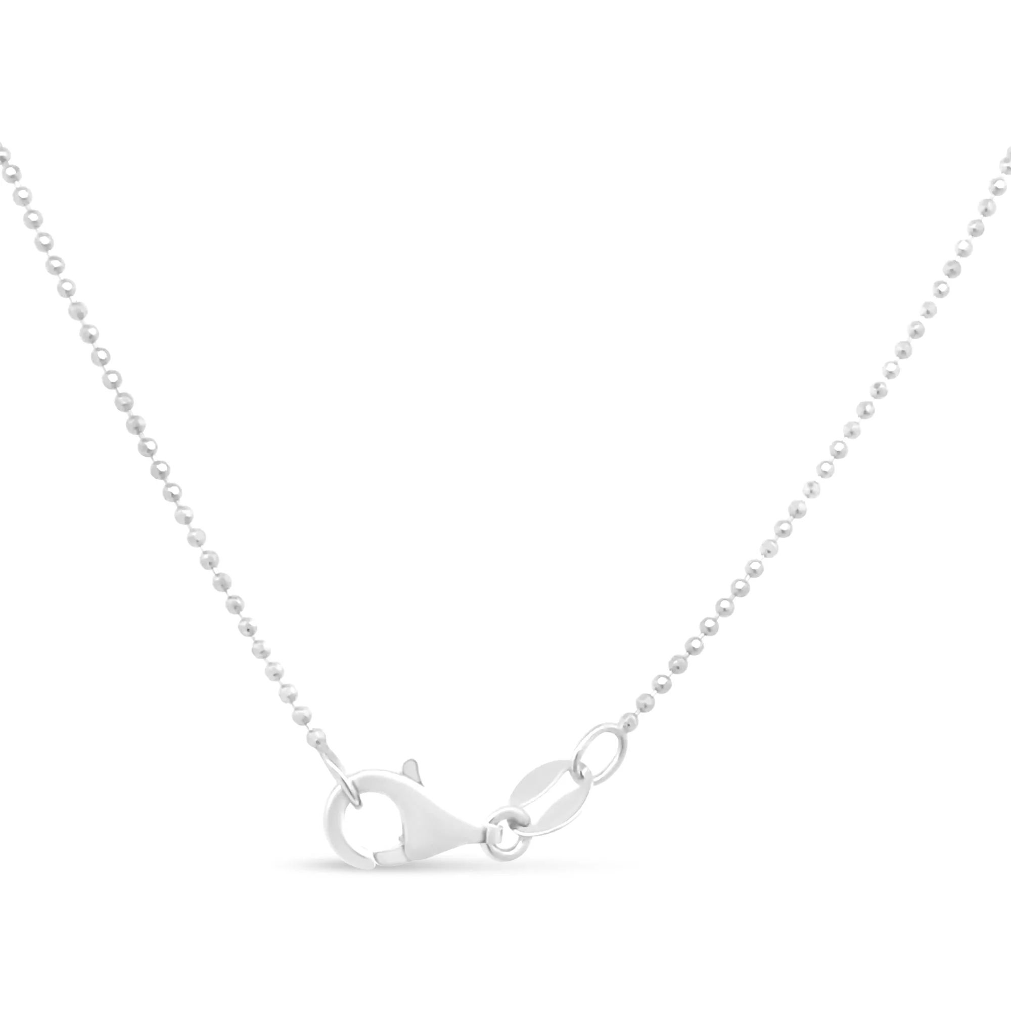 .925 Sterling Silver 0.7mm Slim and Dainty Unisex 18" Inch Ball Bead Chain Necklace by Haus of Brilliance - Image 5