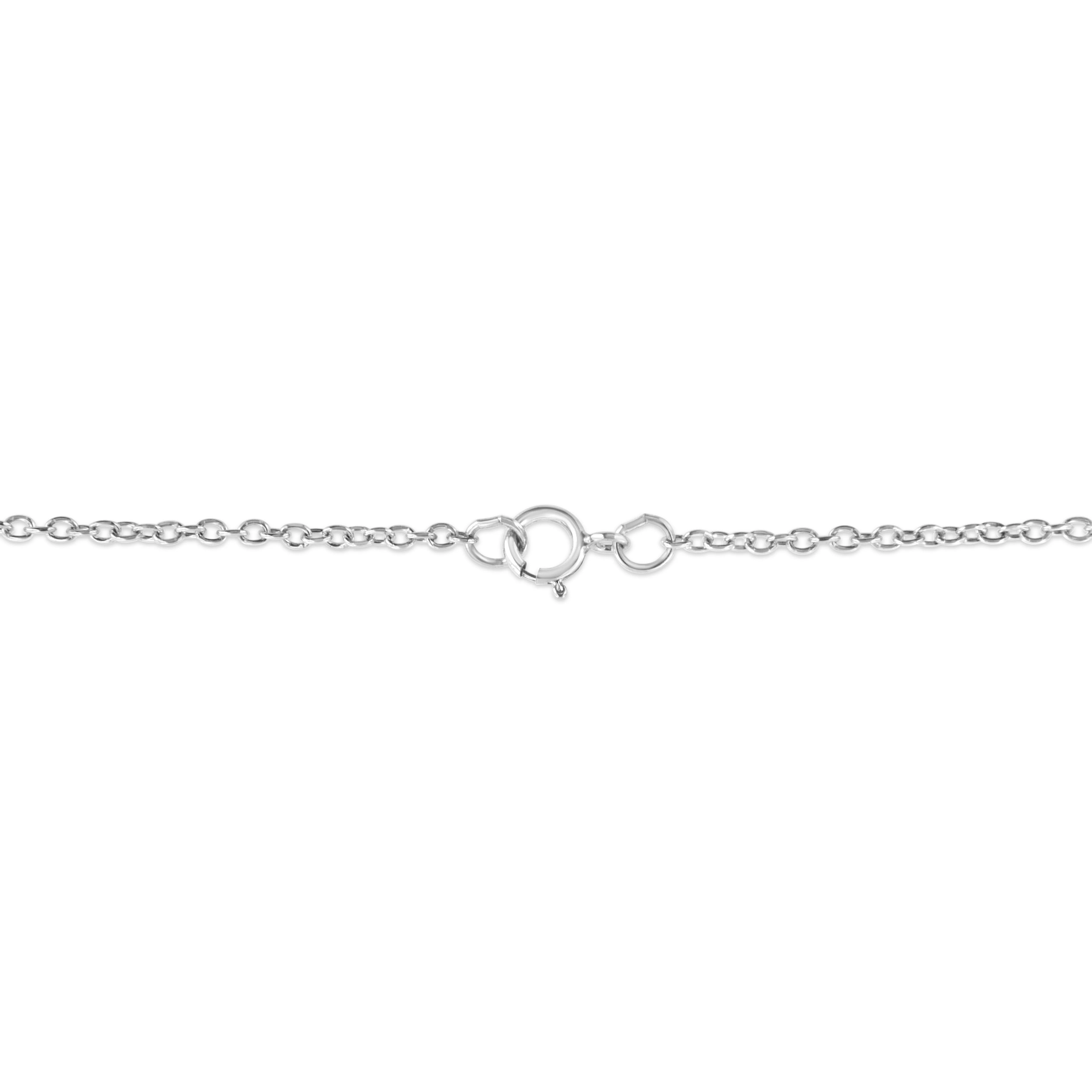 .925 Sterling Silver Diamond Accent Zodiac Key 18" Pendant Necklace (K-L Color, I1-I2 Clarity) by Haus of Brilliance - Image 39