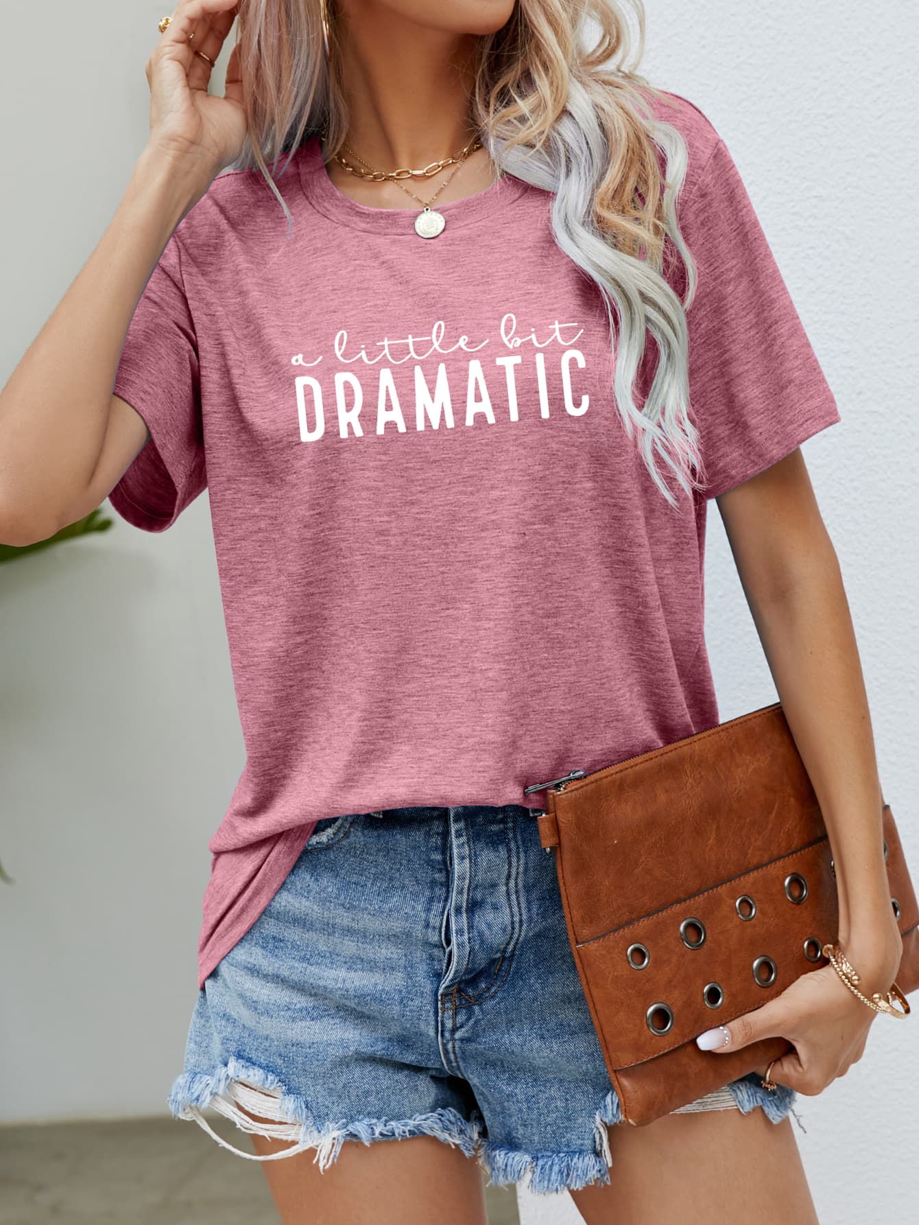A LITTLE BIT DRAMATIC Graphic Tee - Image 13