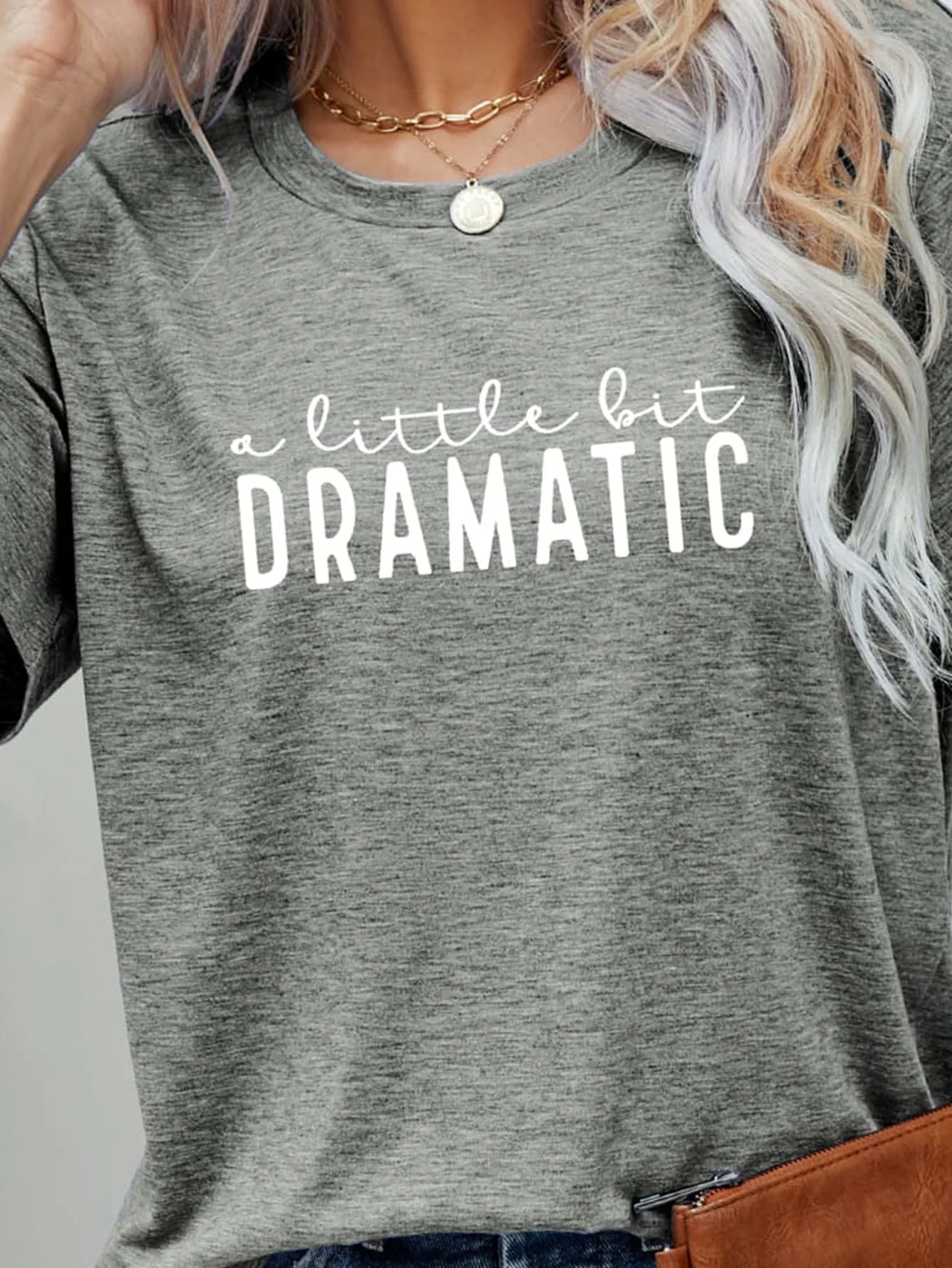 A LITTLE BIT DRAMATIC Graphic Tee - Image 6
