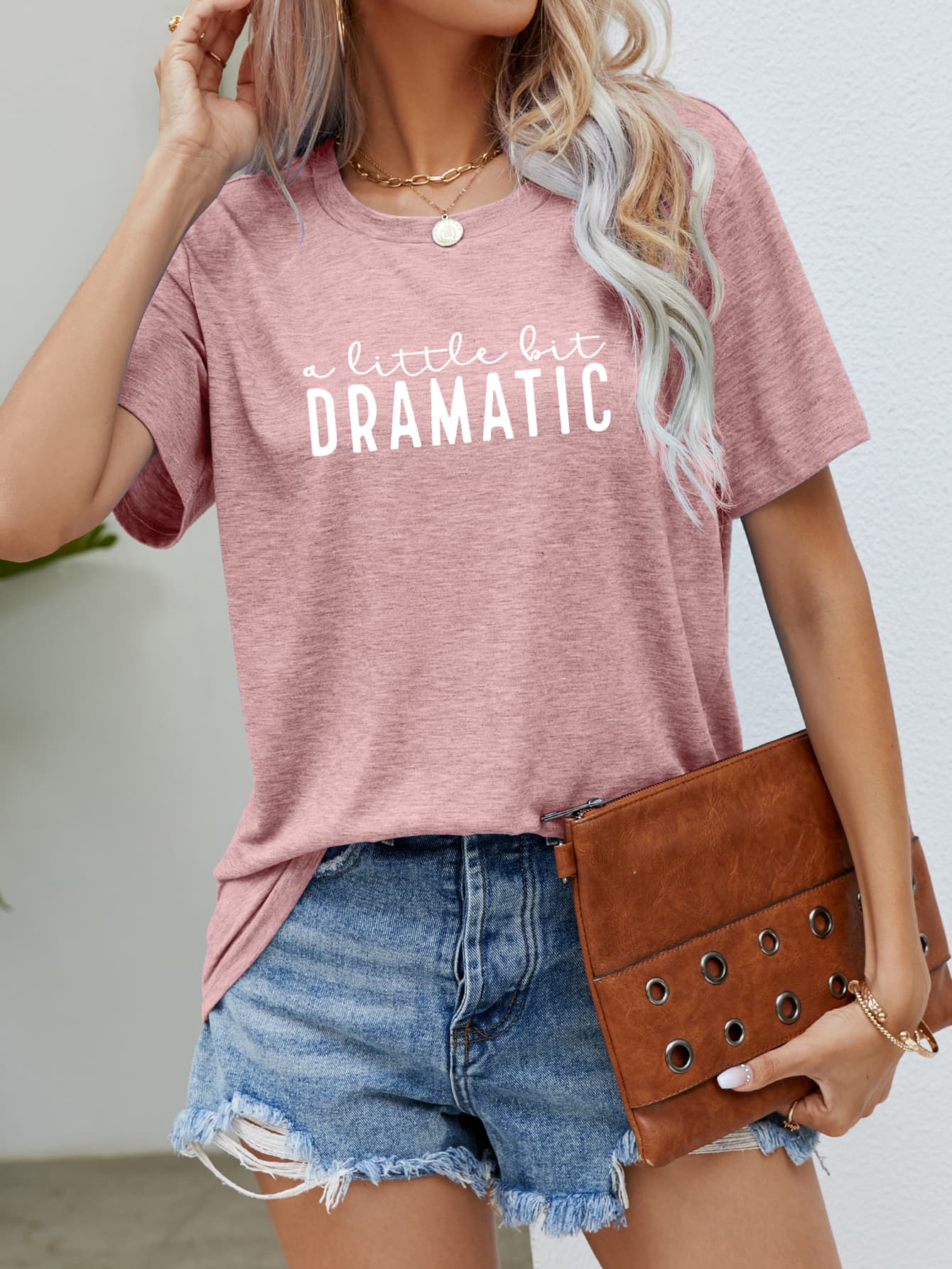 A LITTLE BIT DRAMATIC Graphic Tee - Image 7