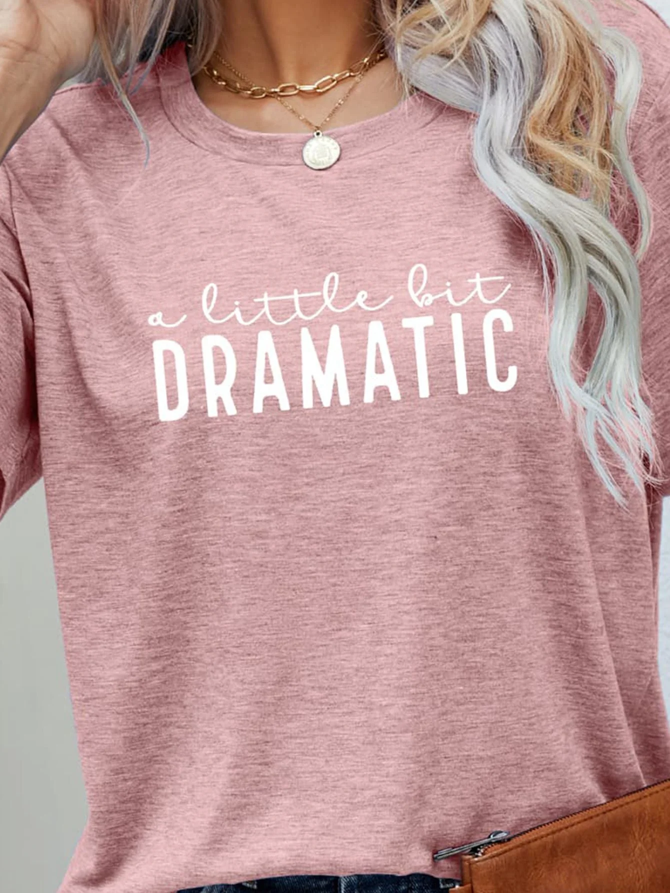 A LITTLE BIT DRAMATIC Graphic Tee - Image 9