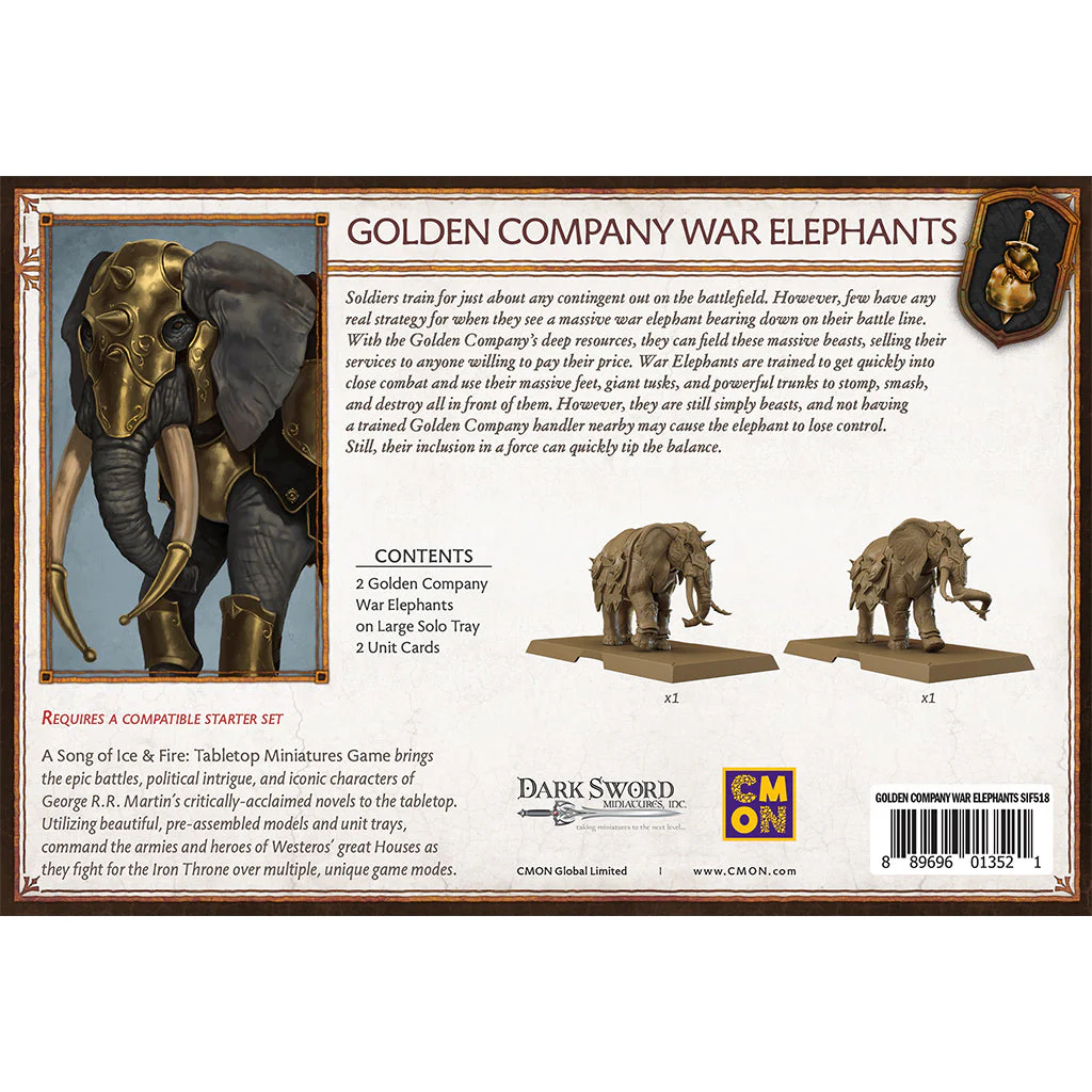 A Song of Ice & Fire: Golden Company Elephants - Image 2