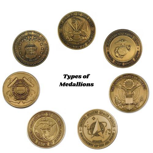 Air Force Service Medallion, Brass Air Force Medallion by The Military Gift Store - Image 5