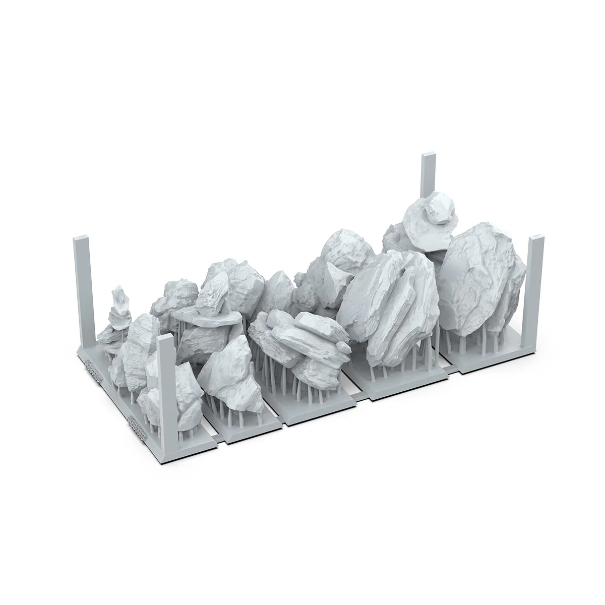 AK Interactive Basing Bits: Rocks & Tors (12 Pieces) - Image 2