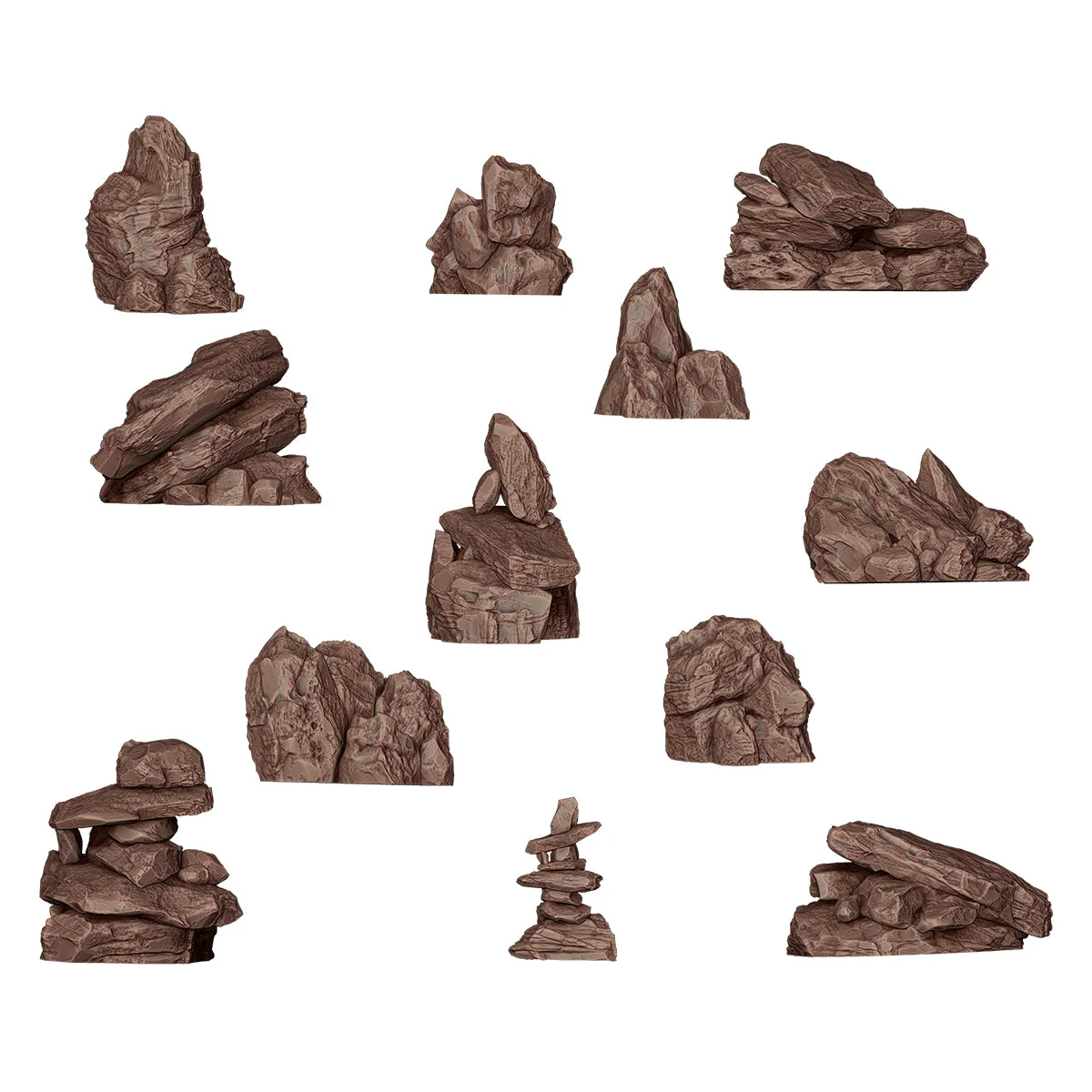 AK Interactive Basing Bits: Rocks & Tors (12 Pieces) - Image 3