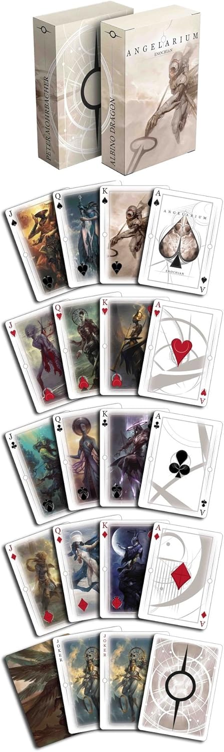Albino Dragon: Playing Cards - Angelarium - Enochian - Image 2