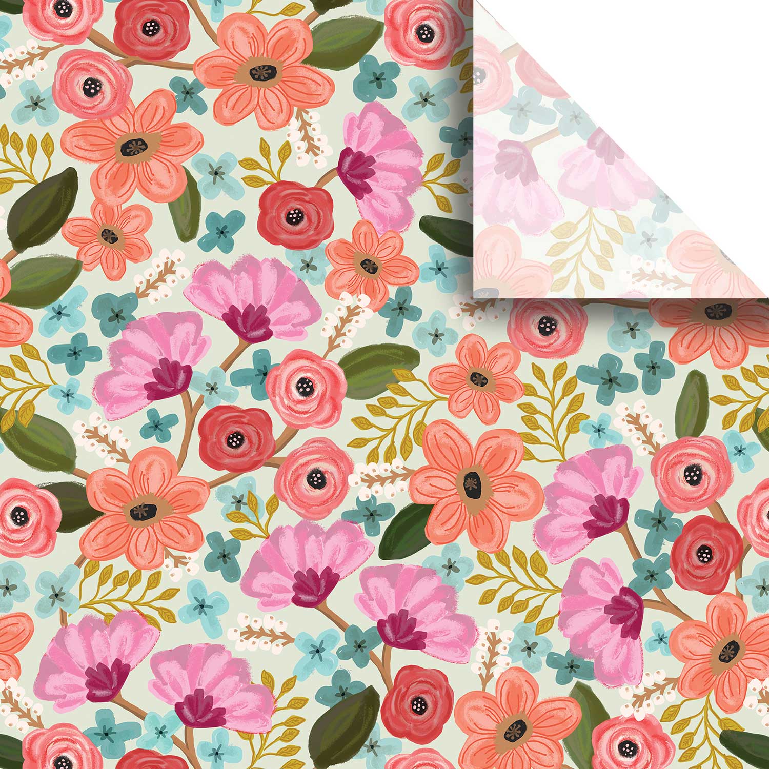 All Occasion Tissue Paper Assortment (Florals, 6 Pack, 32 sheets total) by Present Paper - Image 3