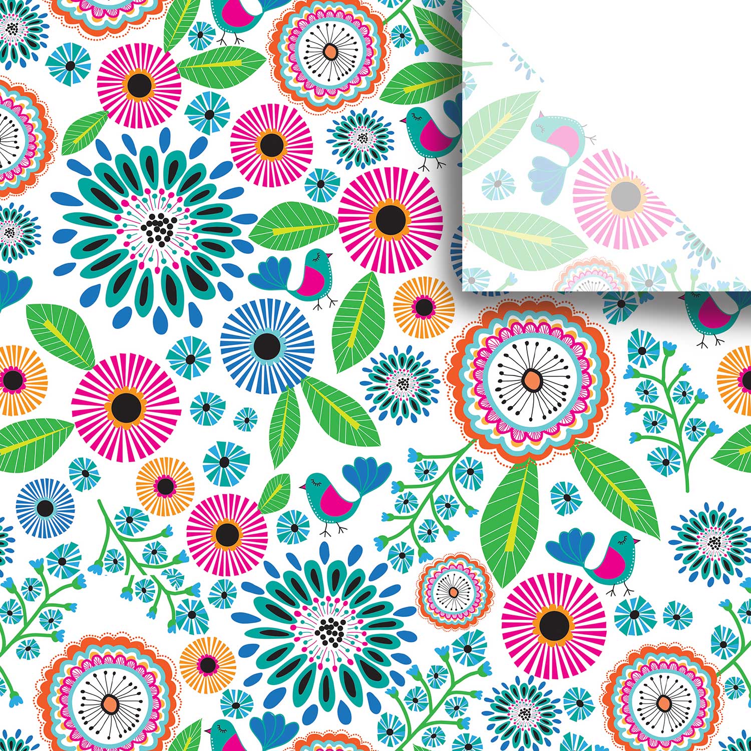 All Occasion Tissue Paper Assortment (Florals, 6 Pack, 32 sheets total) by Present Paper - Image 6
