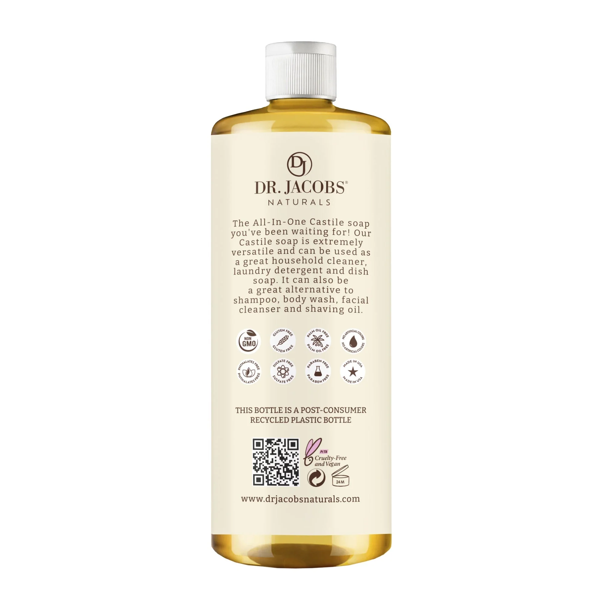 Almond All in 1 Castile Soap by Dr. Jacobs Naturals - Image 4
