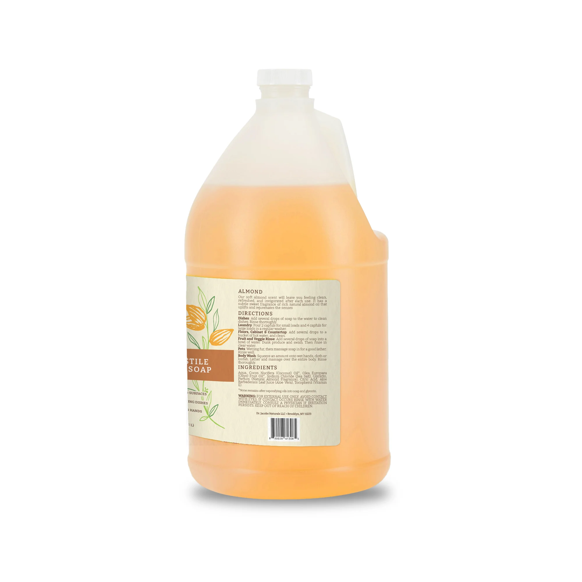 Almond All in 1 Castile Soap by Dr. Jacobs Naturals - Image 7