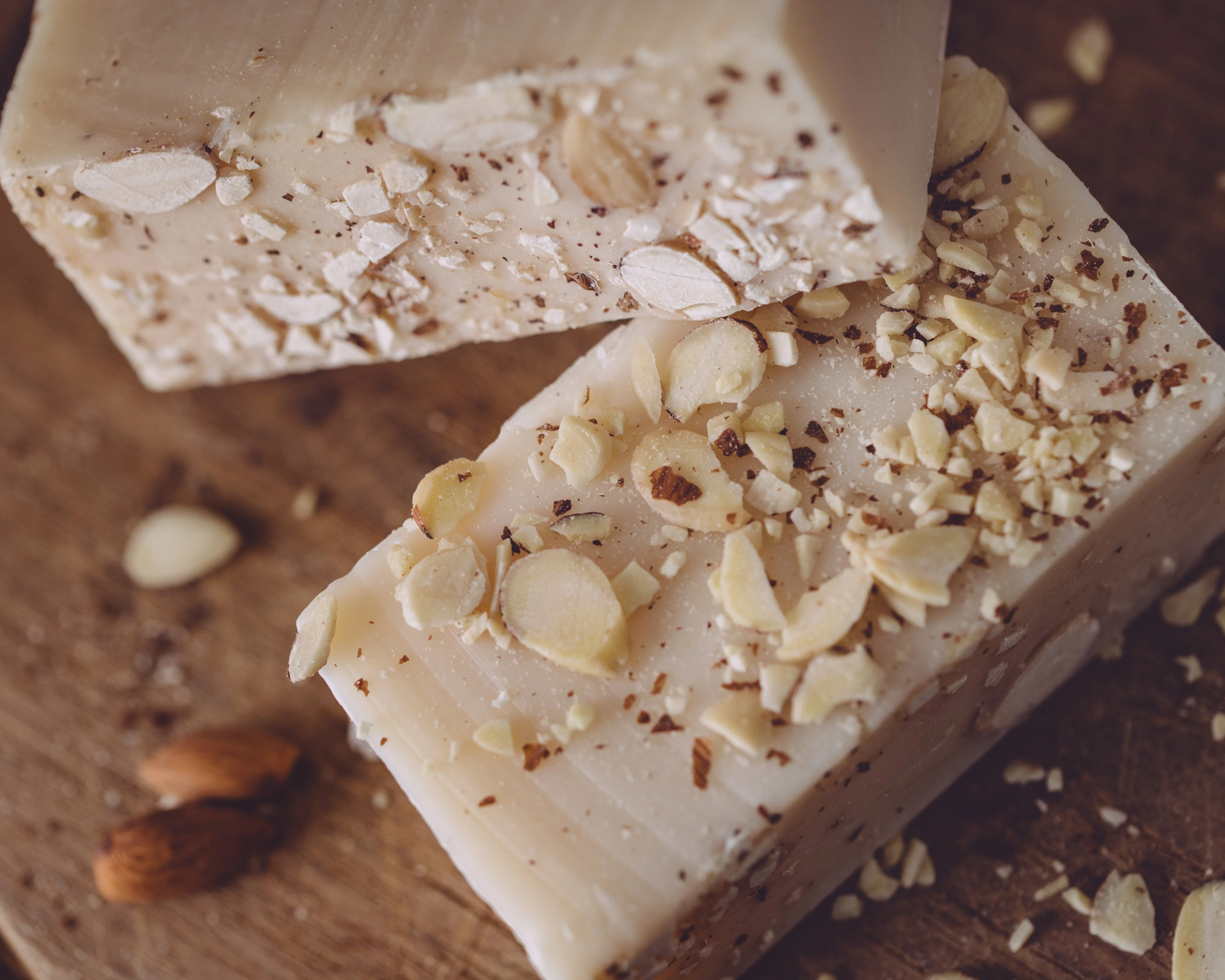 Almond Cake Organic Handmade Soap by Sweet Harvest Farms - Image 2