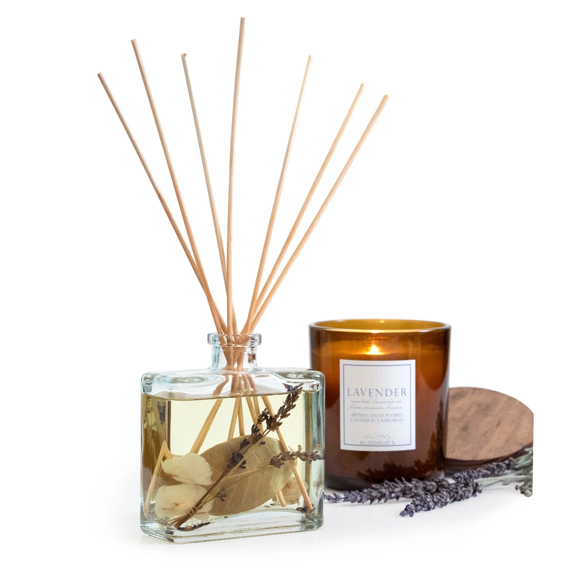 Amber Lavender Reed Diffuser by Andaluca Home - Image 5