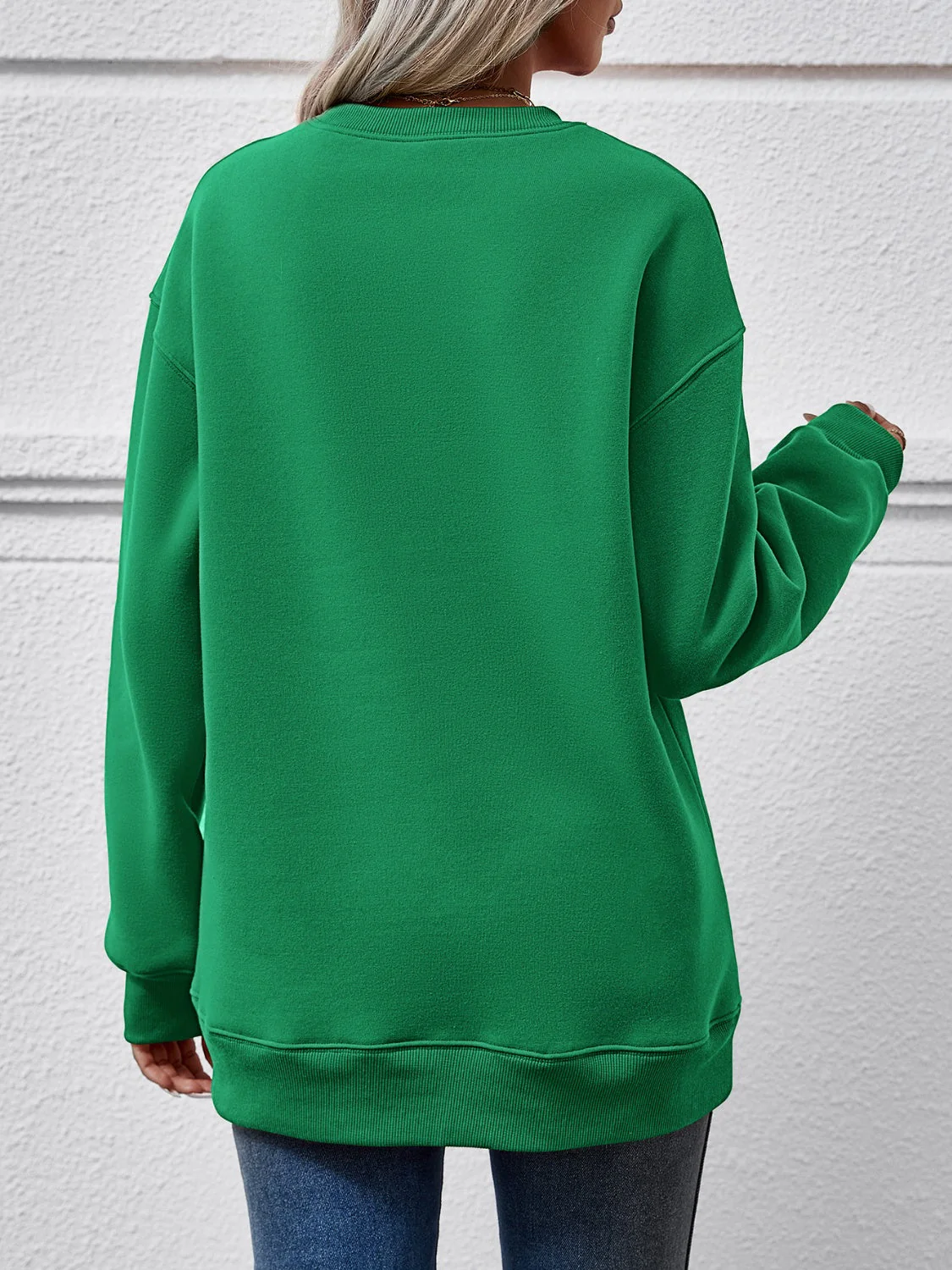 AMERICA Round Neck Dropped Shoulder Sweatshirt - Image 24
