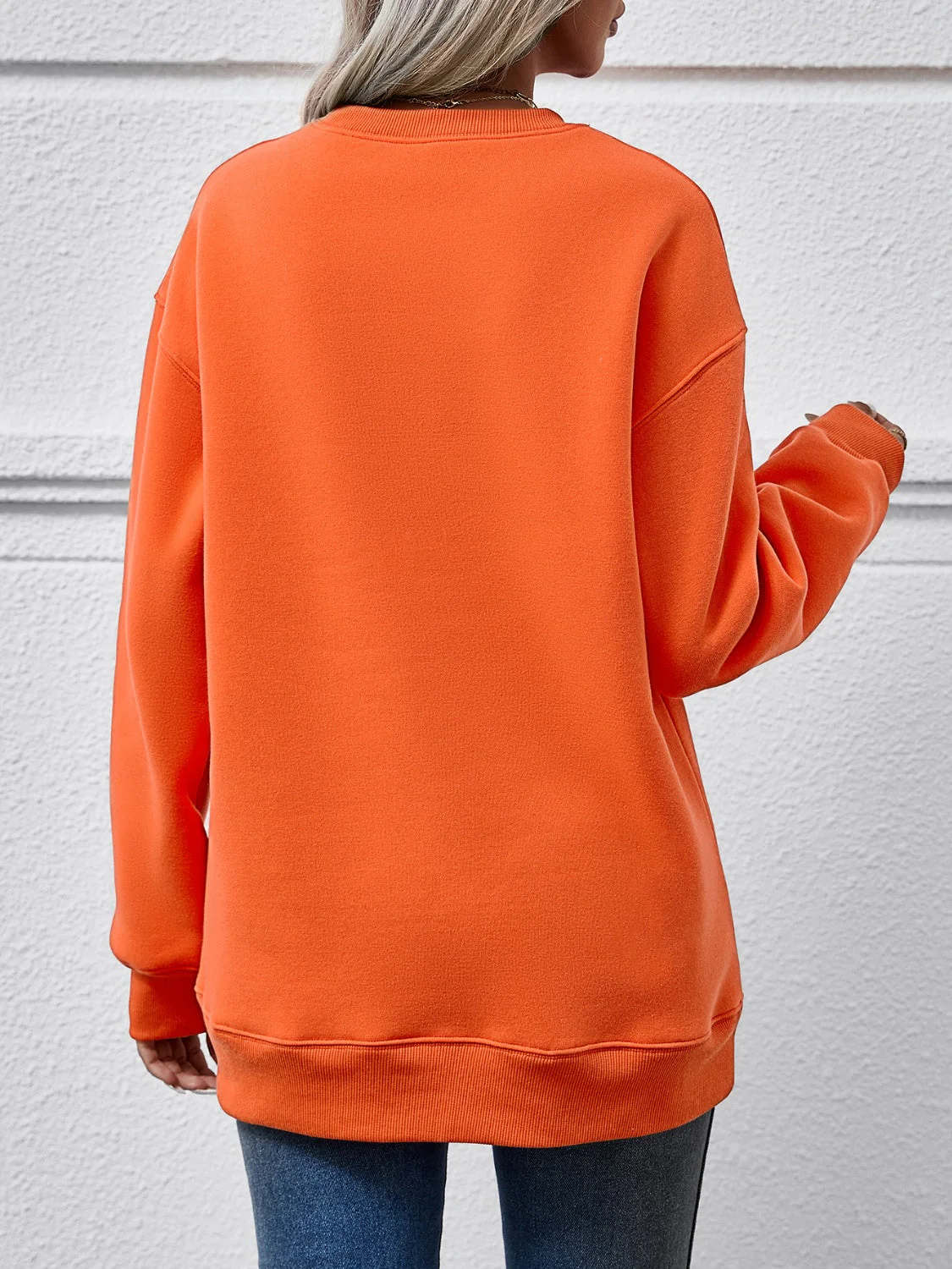 AMERICA Round Neck Dropped Shoulder Sweatshirt - Image 27