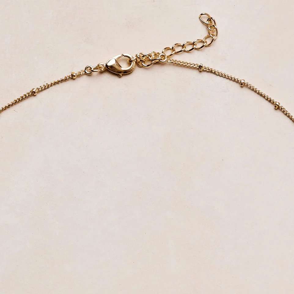 Amethyst Raw Crystal Necklace by Tiny Rituals - Image 3
