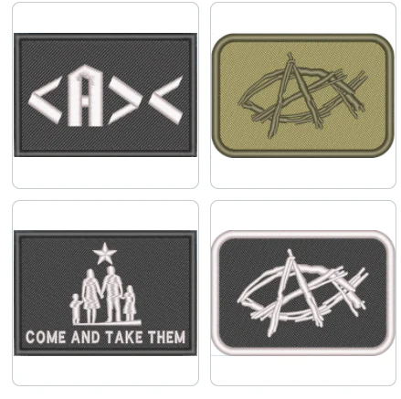 AnarchoChristian Morale Patch by Proud Libertarian - Image 2
