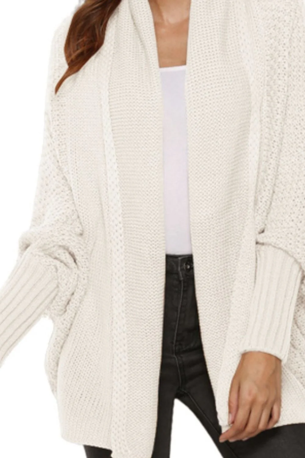 Angel Wings Open Front Batwing Sleeve Cardigan - Image 10